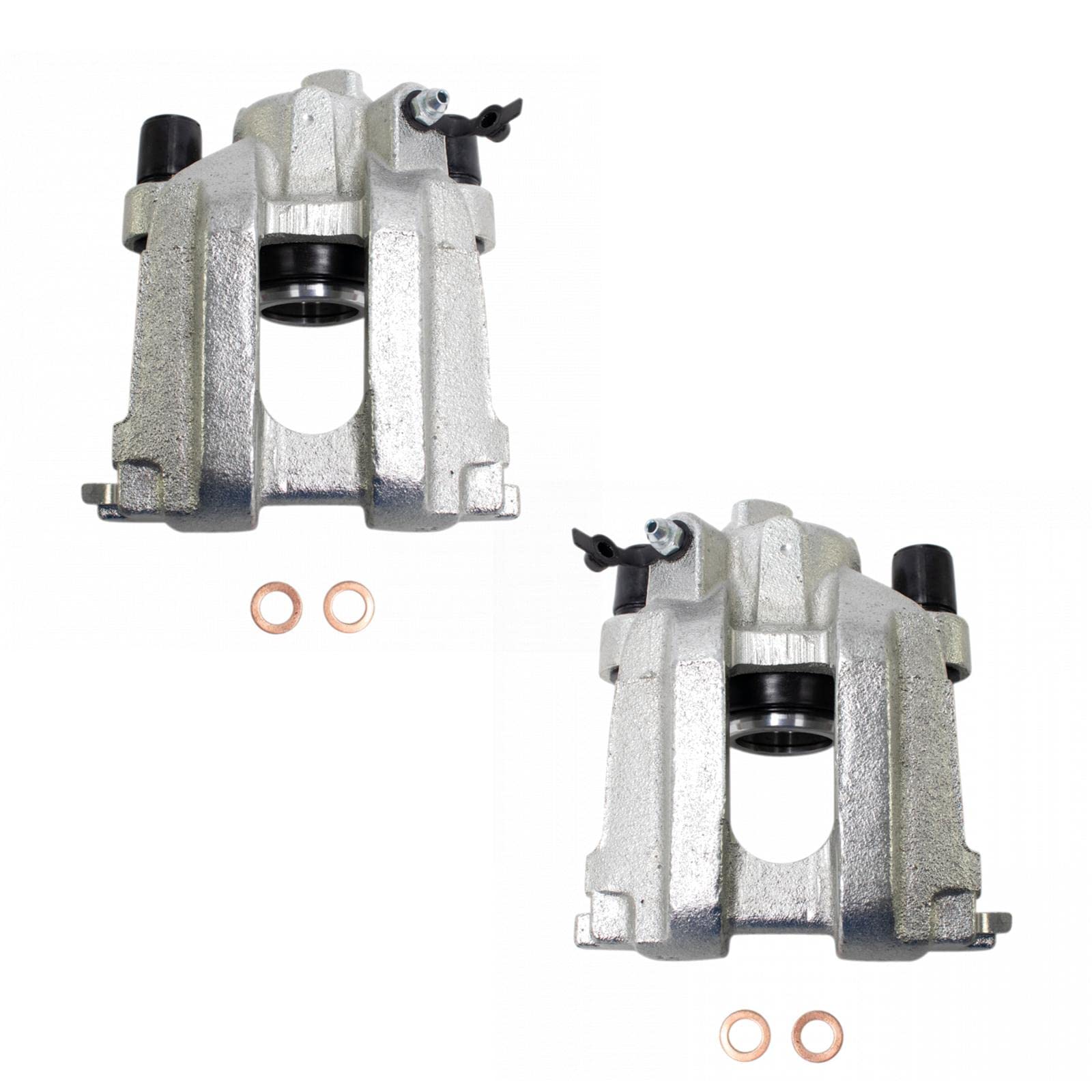 Trq Rear Brake Caliper Set Compatible With 2005-2008 Ford Escape Mazda Tribute Mercury Mariner
