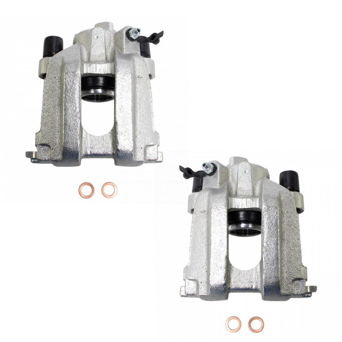 Trq Rear Brake Caliper Set Compatible With 2005-2008 Ford Escape Mazda Tribute Mercury Mariner