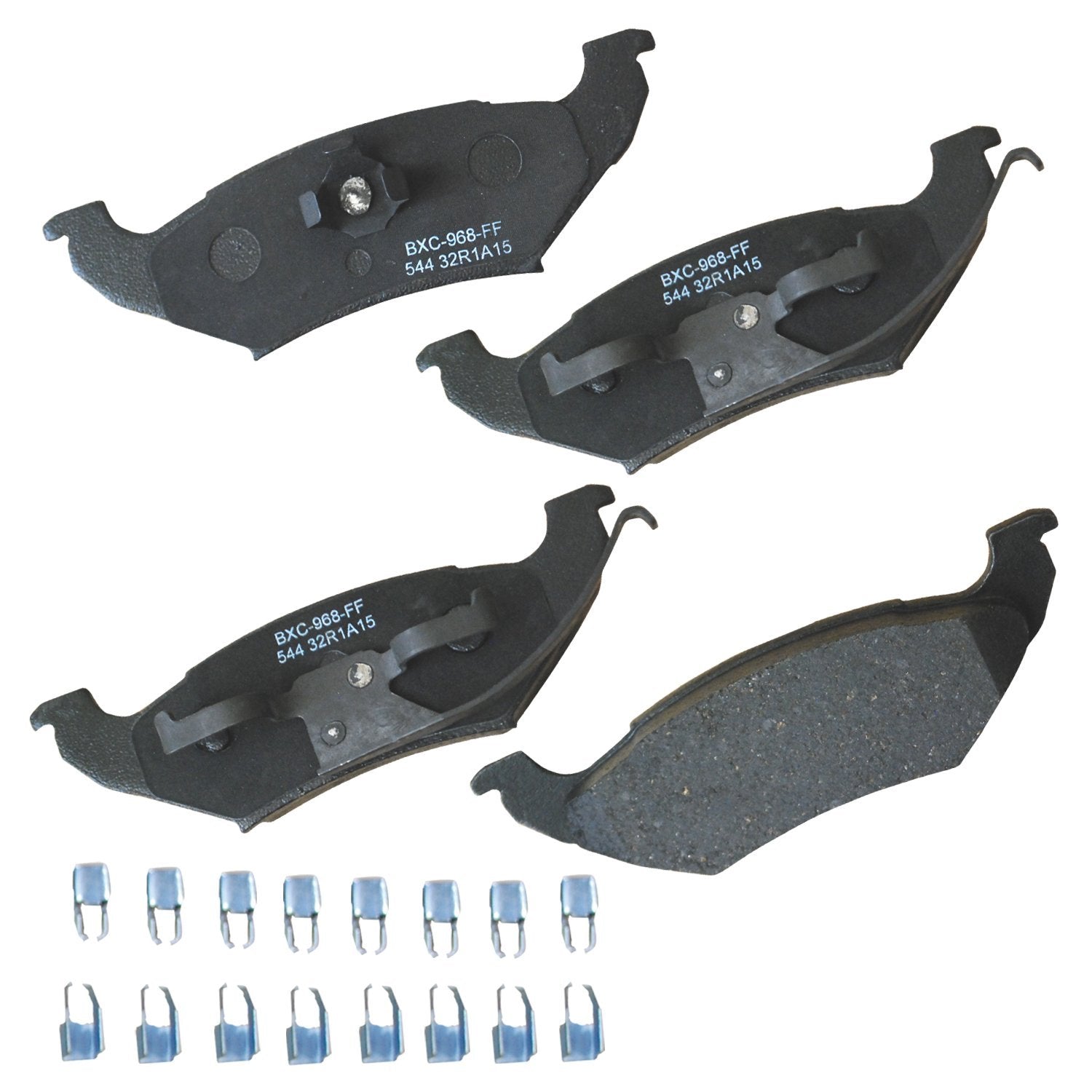 Bendix Premium Sbc544 Ceramic Rear Brake Pads For Ford Crown Victoria 1995-1992, Grand Marquis 1995, Lincoln Town Car 1995-1991,