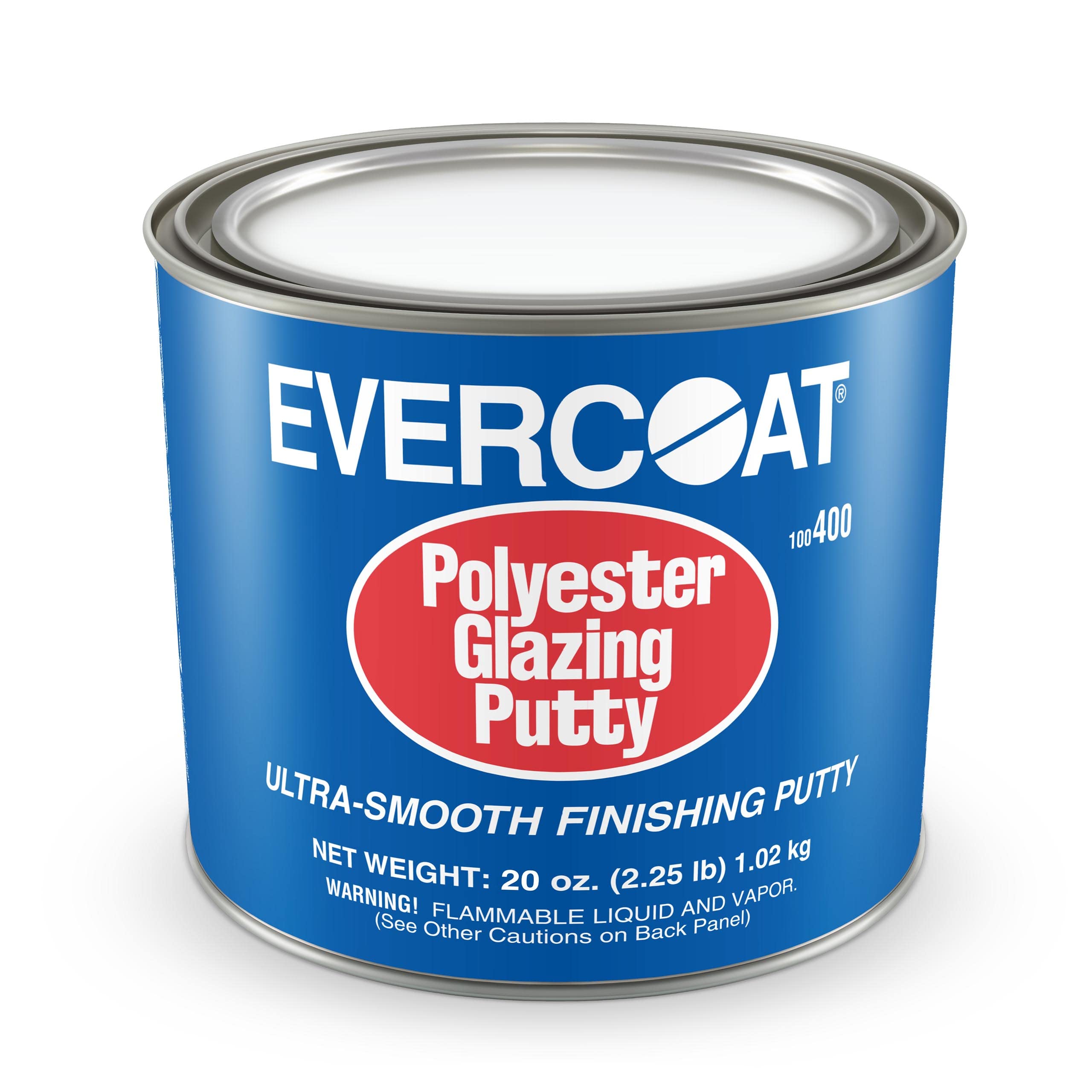 Evercoat Polyester Glazing Putty For Galvanized Steel, Aluminum, Fiberglass & More - 20 Oz