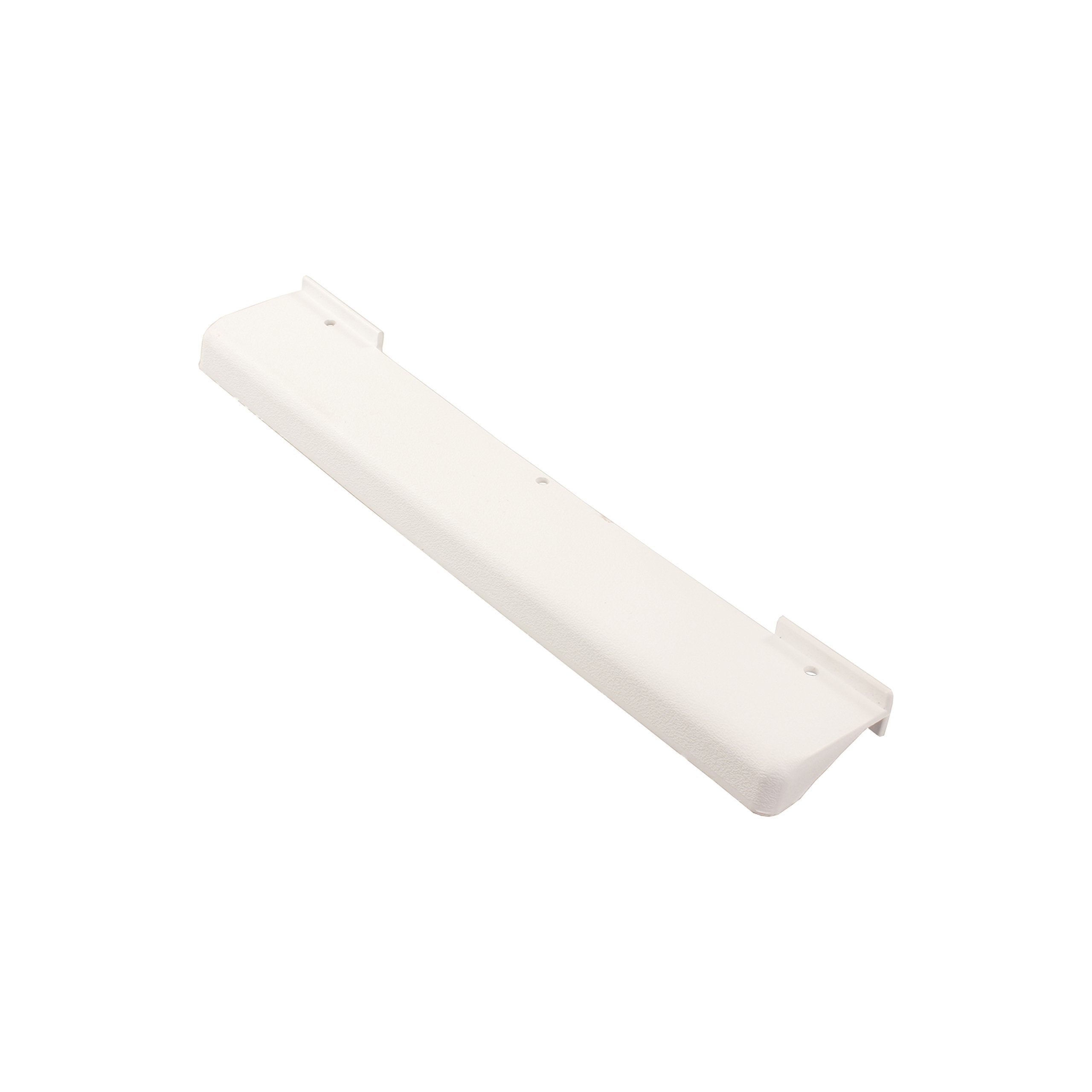 JR Products 11135 White 12 Door Stop/Handle