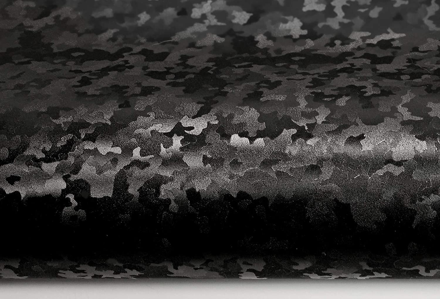 Vvivid+ Black Stealth Small Patternless Camouflage Vinyl Wrap Roll (8Ft X 5Ft)
