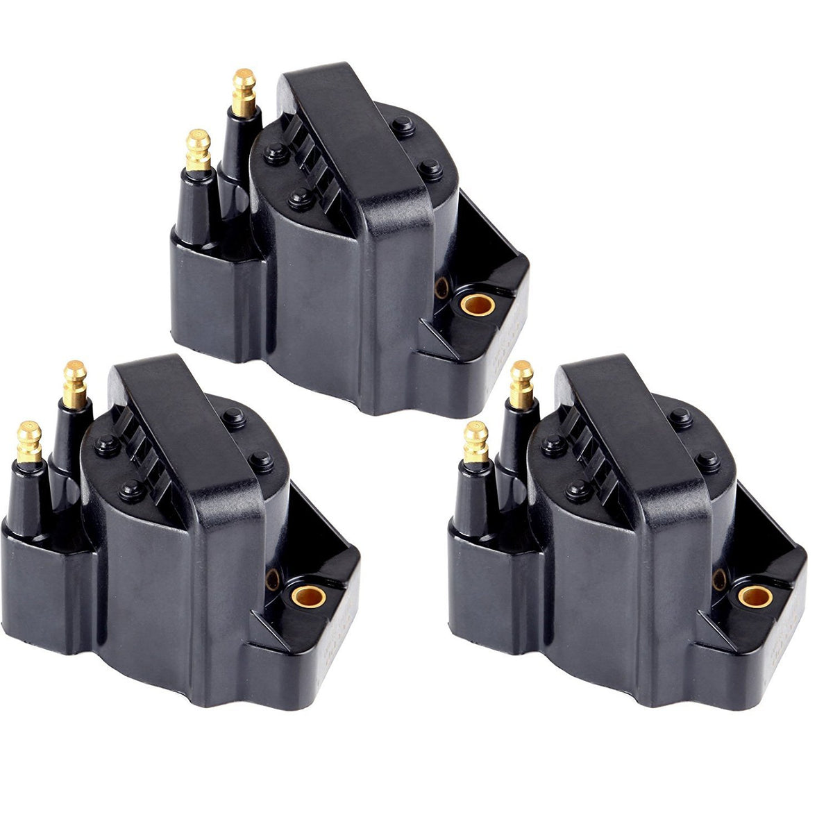 Eccpp 3 Pcs Ignition Coils Pack Compatible With Buick/Cadillac/Chevy/Gmc/Isuzu/Oldsmobile/Pontiac 1986-2009 Replacement For C131