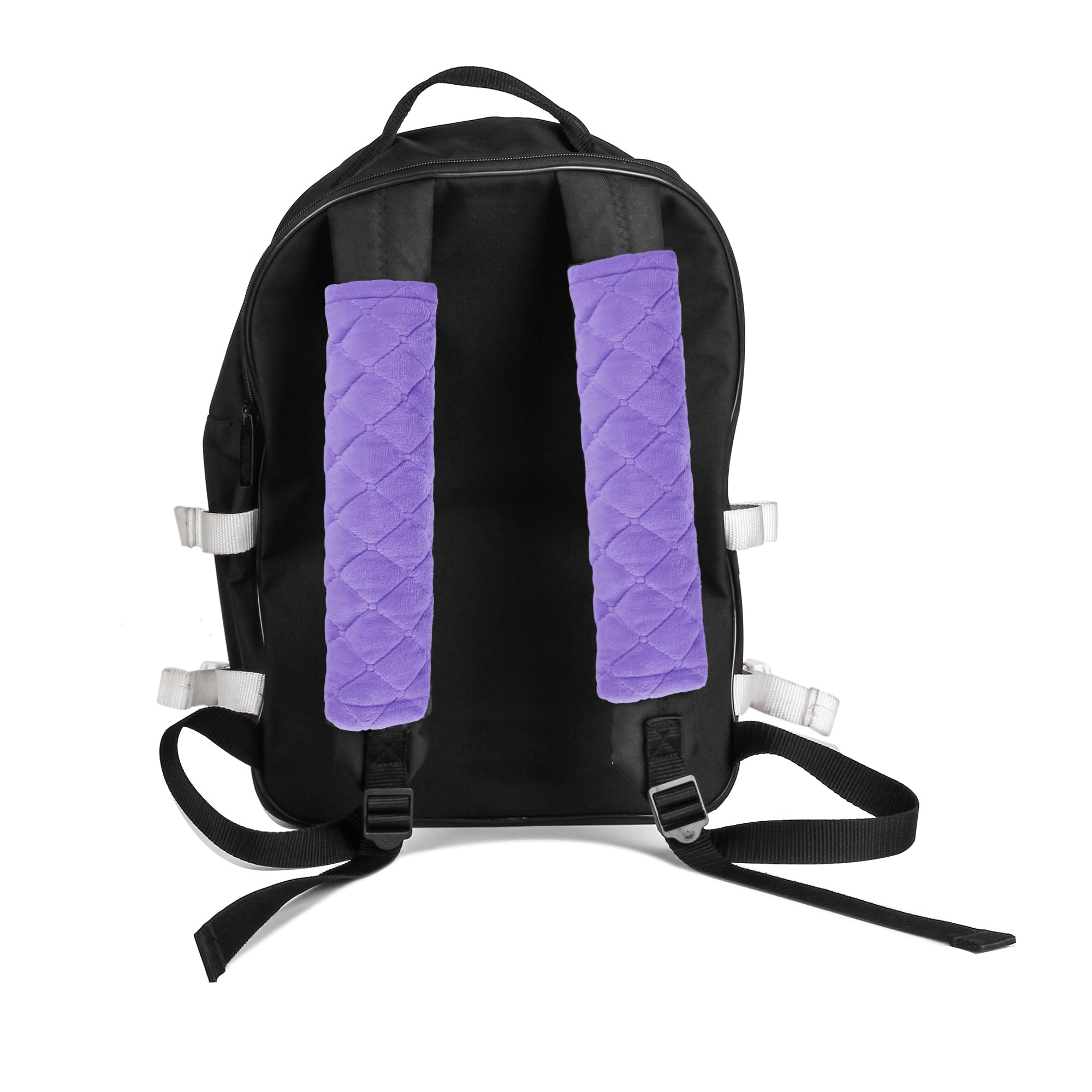 Amooca Soft Auto Seat Belt Cover Seatbelt Shoulder Pad Cushions 2 Pcs Universal Fit For All Cars And Backpack For A More Comfort