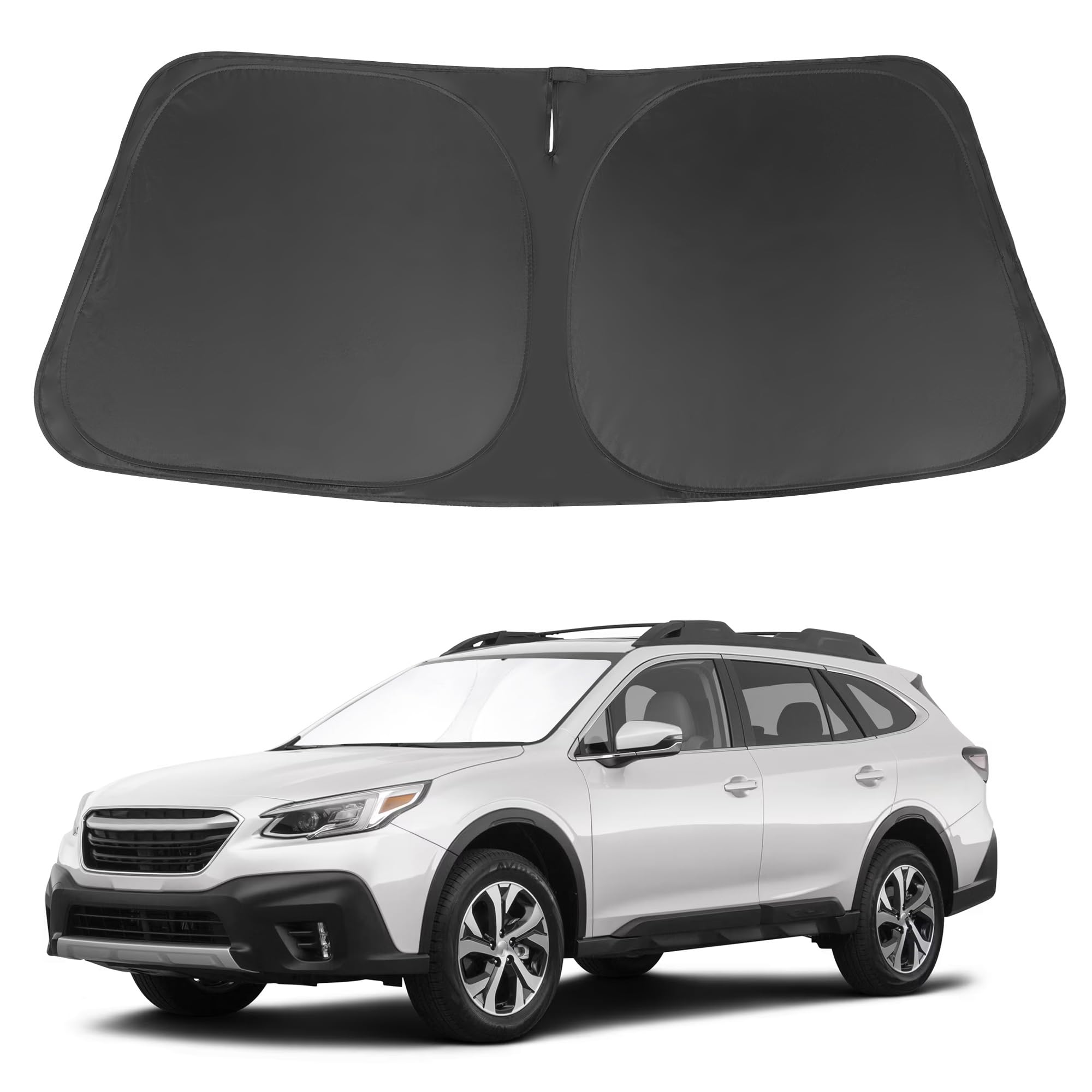 Windshield Sun Shade Compatible With 2020-2024 2025 Subaru Outback Suv, Base, Premium, Limited, Touring Accessories Sun Visor He