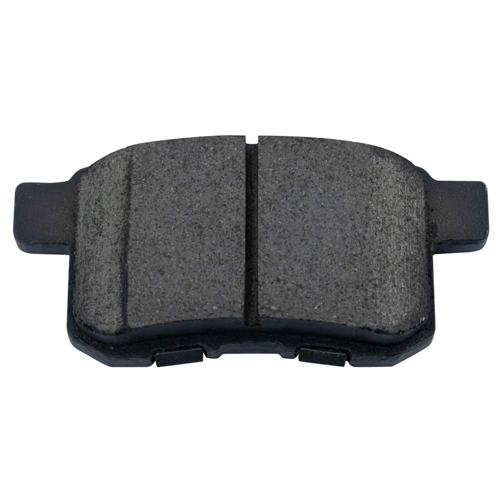 Trq Rear Brake Pad & Rotor Kit Brake Pads Brake Rotor Ceramic Solid Premium G-Coated Compatible With 2009-2014 Acura Tsx 2008-20