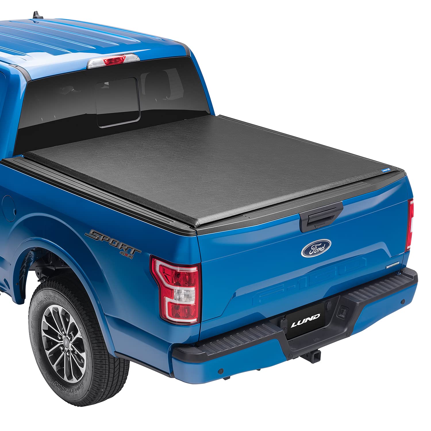 Lund Genesis Roll Up Soft Roll Up Truck Bed Tonneau Cover | 96074 | Fits 2015 - 2023 Ford F-150 8' Bed (96'')