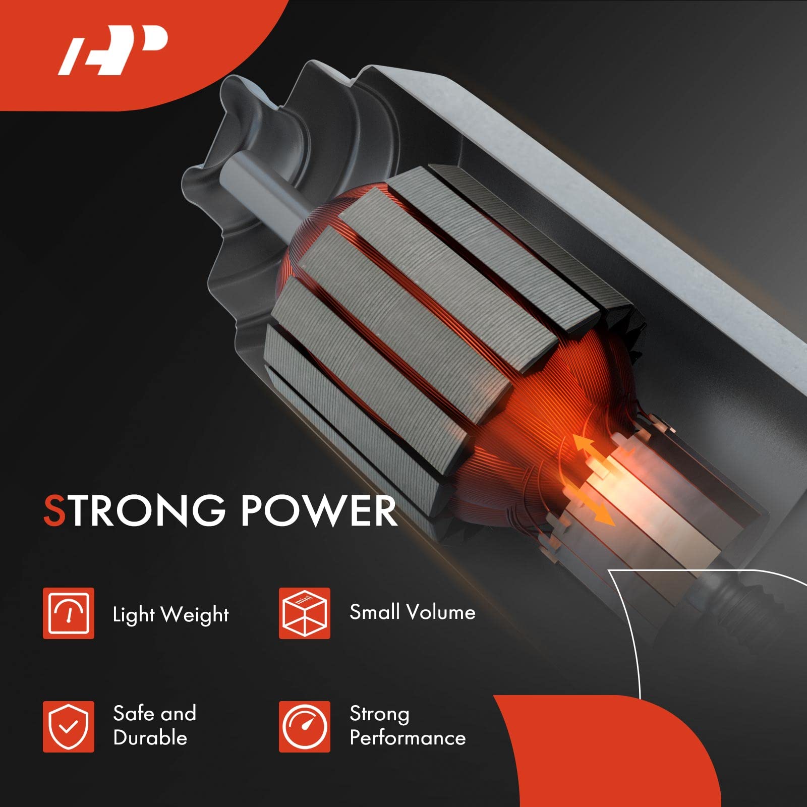 A-Premium Rear Windshield Wiper Motor Compatible With Honda Cr-V 2012 2013 2014 2015 2016, Sport Utility, 3-Pin, Replace# 76710T0A003