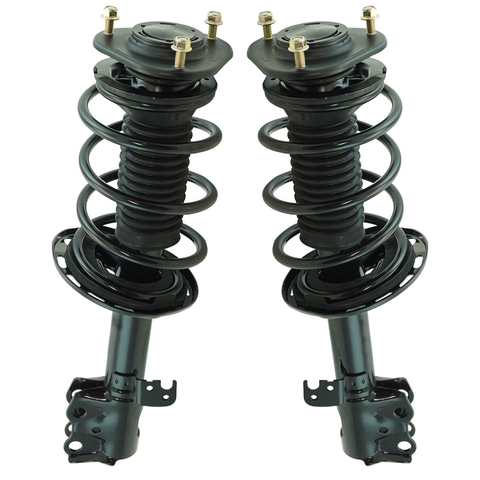 Trq Front Strut & Coil Spring Assembly Set Driver & Passenger Sides Compatible With 14-19 Toyota Corolla