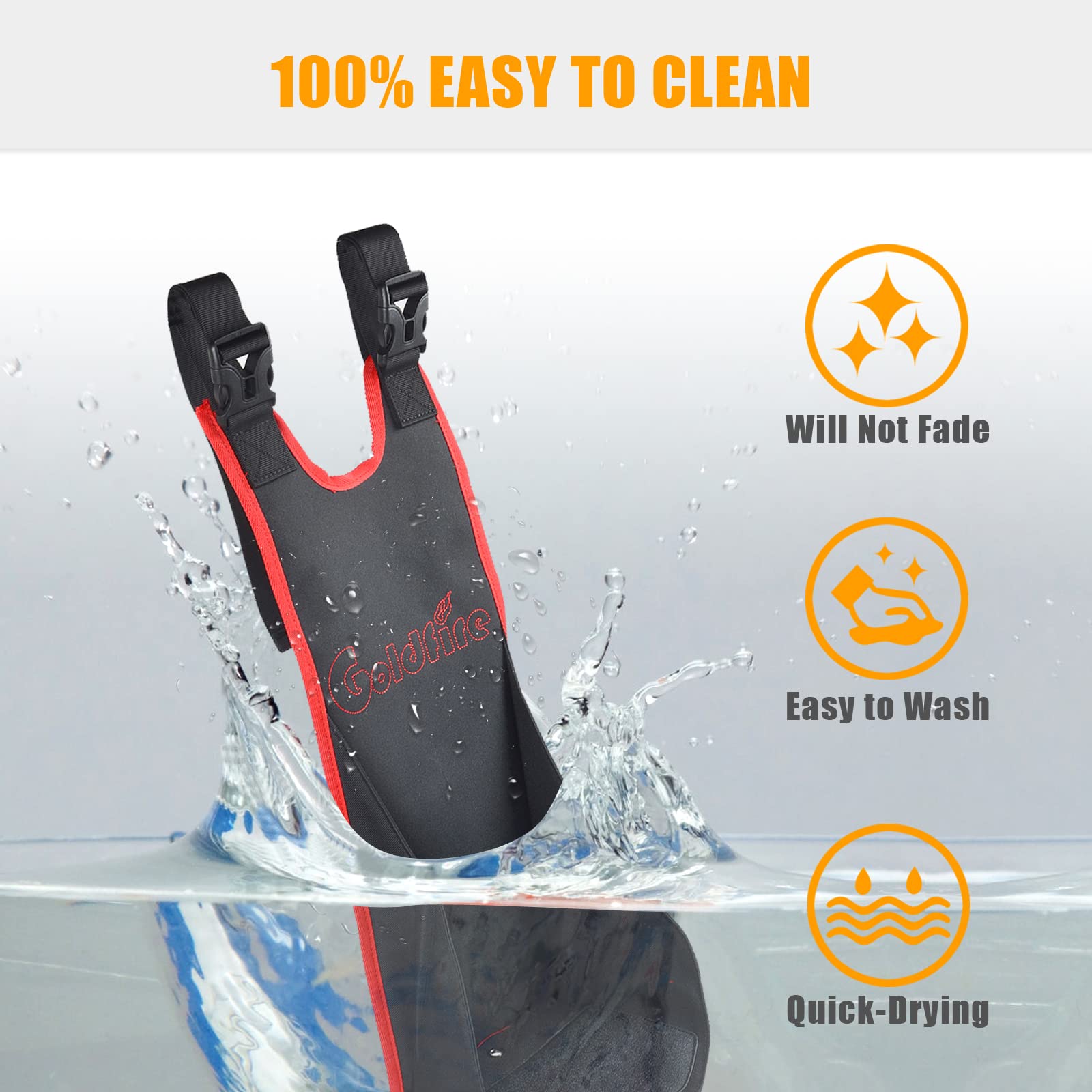 Sresk Atv Rear Passenger Foot Rest,Universal Adjustable Foldable Wear-Resistant Motorcycle Rear Foot Pegs Compatible With Sportsman Rancher Griz (Red Piping)