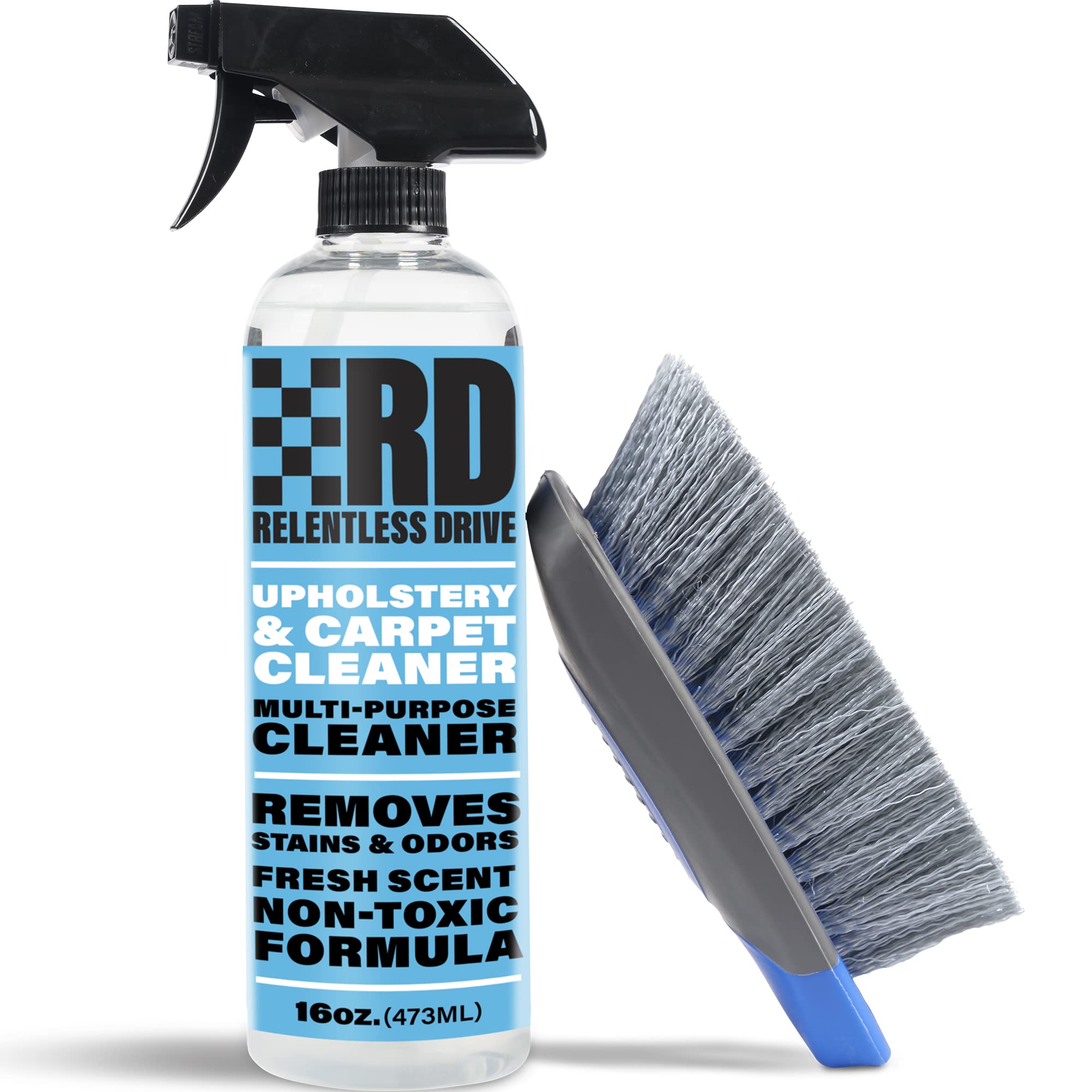 Relentless Drive Car Upholstery Cleaner Kit - Car Seat Cleaner & Car Carpet Cleaner - Works Great on Stains, Keep Car Interior S