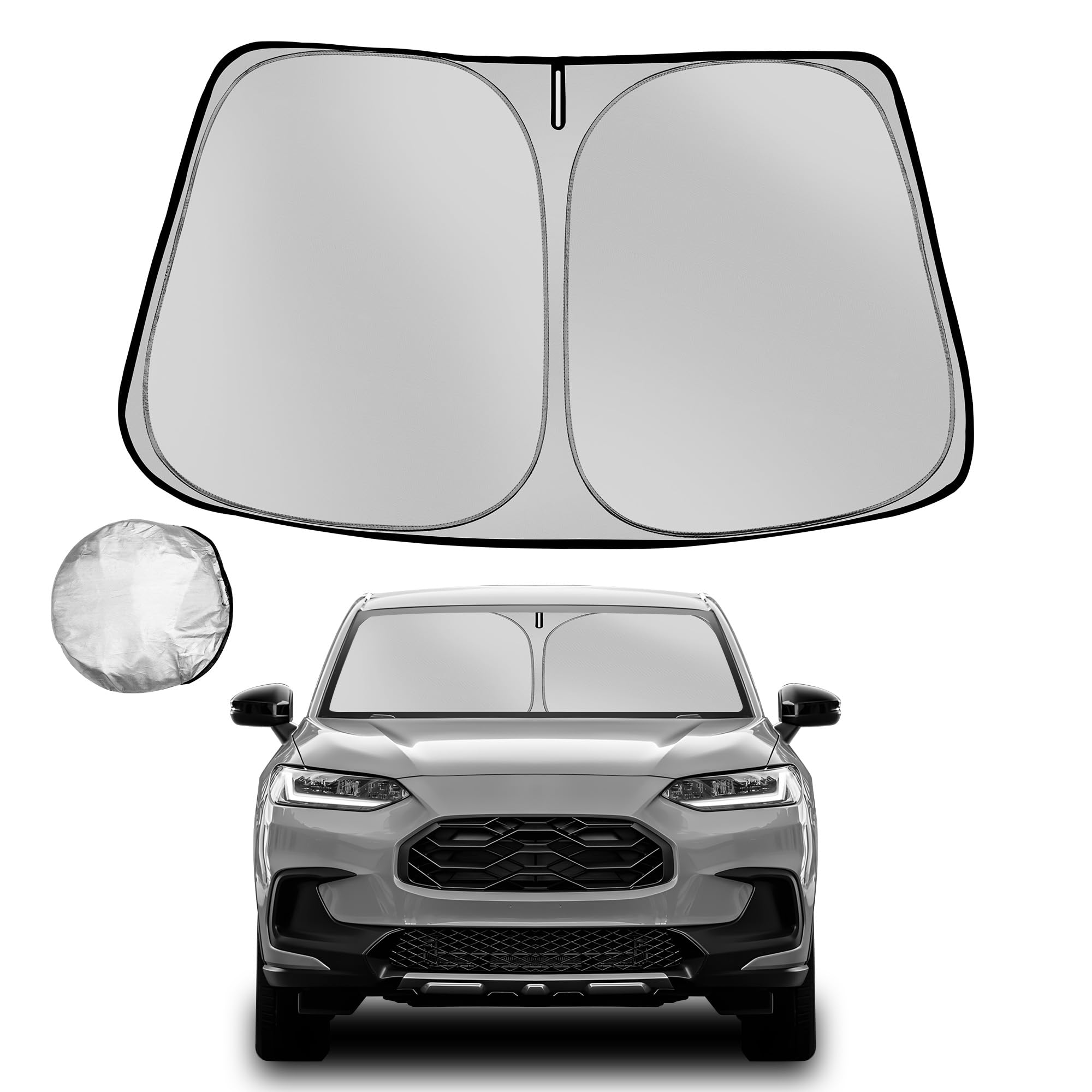 Fonowka Windshield Sun Shade For 2023-2025 Honda Hr-V Hrv Foldable Sun Sunshade For Car Front Window Blocks Uv Rays And Heat Aut