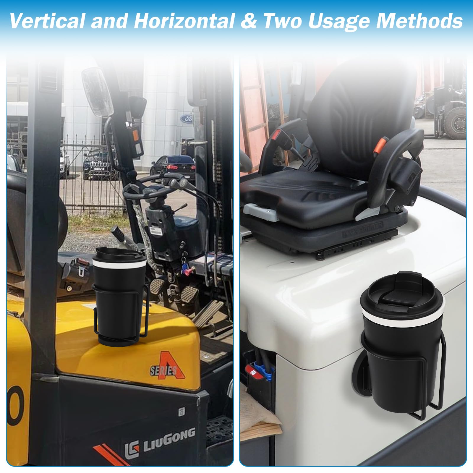 2 Pack Magnetic Cup Holder, Sus 304 Stainless Steel Magnetic Cup Caddy, Magnetic Drink Holder For Tractor Mower School Bus Refri