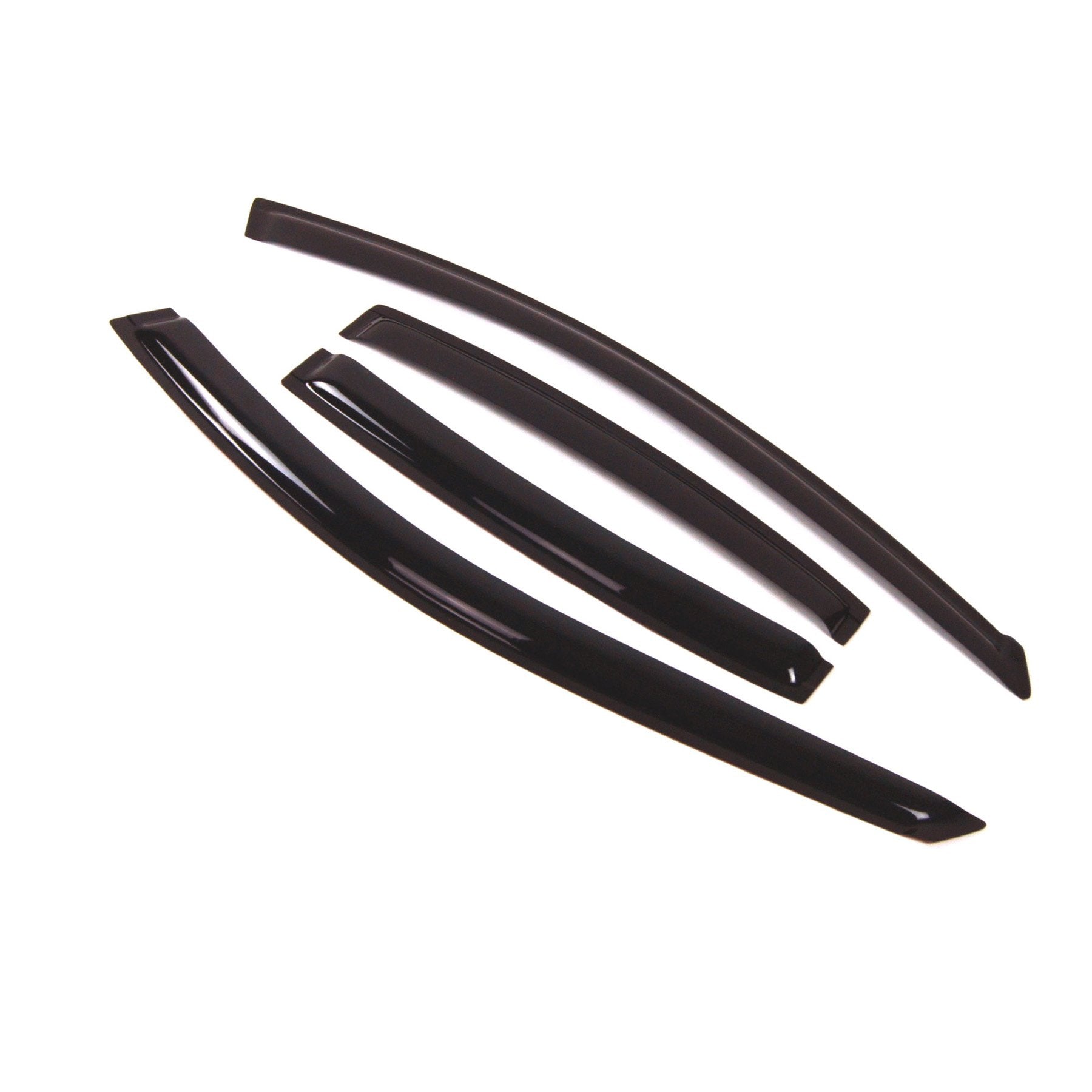 Tuningpros Outside Mount Window Vent Visors Rain Guards Compatible With Acura Tl 2004-2008 | Side Window Wind Deflectors Rain Sh