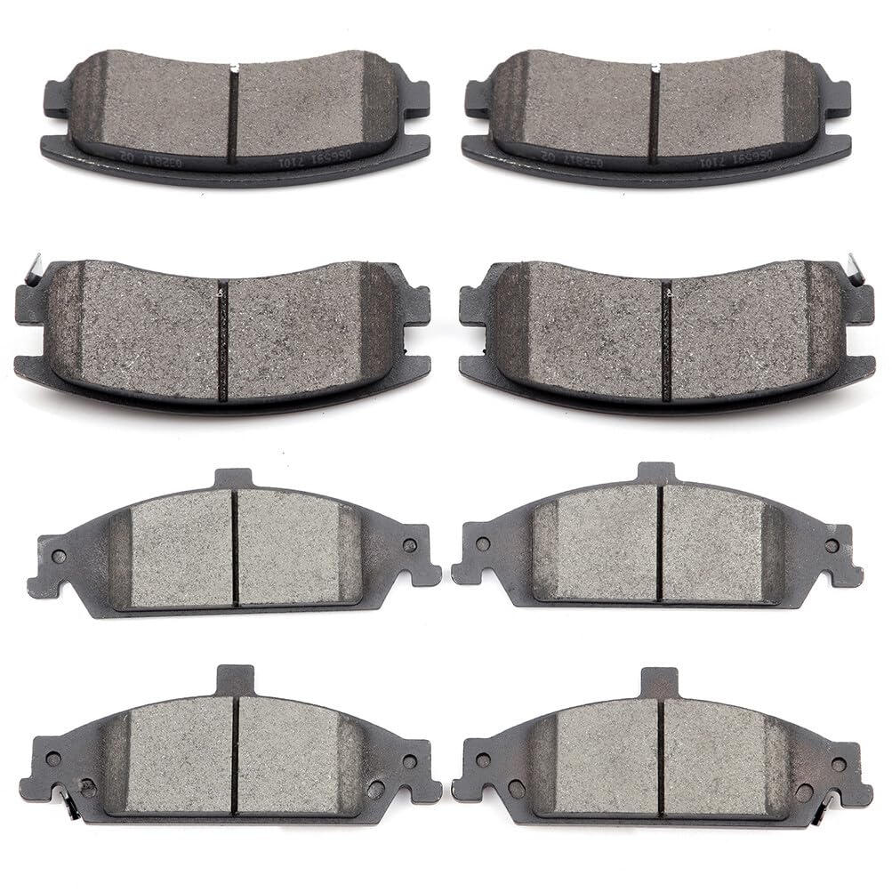 Scitoo D727 D698 Front Rear Ceramic Brake Pads Sets Fit For Oldsmobile Alero 1999-2004,For Pontiac Grand Am 1999-2005