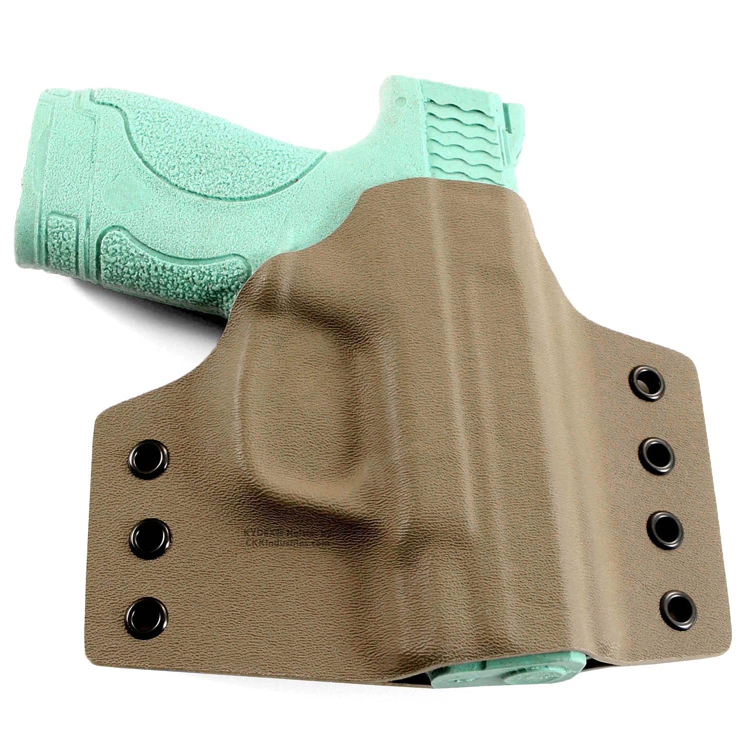 Kydex Thermoform Sheet - (P1 Texture) - (080 Thickness) - (8In X 12In) - (Flat Dark Earth Spring) - (2 Sheets) - (For Kydex Hols