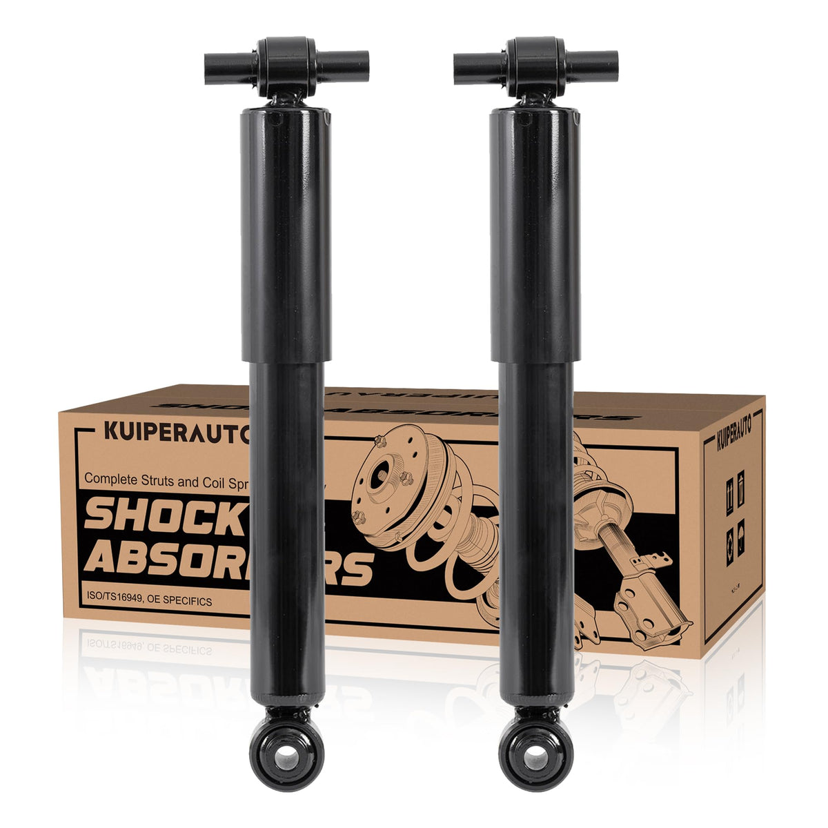 KUIPERAUTO Rear Complete Struts Rear Shocks 25822946 25822945 Compatible with 2009-2017 Chevy Traverse, Compatible with 2008-201