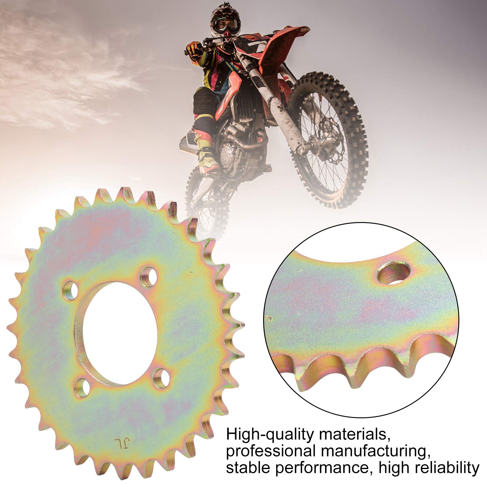Vgeby Sprocket 530 31 Teeth Single Speed Steel Sprocket Motorcycle Replacement Accessory Waterflotationdevice Ride Other