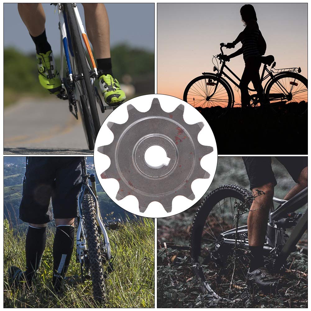 Metal Bicycle Sprockets And Gears, Universal 13 Teeth Gear Sprocket Bike Clutch Gear Drive Sprocket Aluminum Alloy Motor Bicycle
