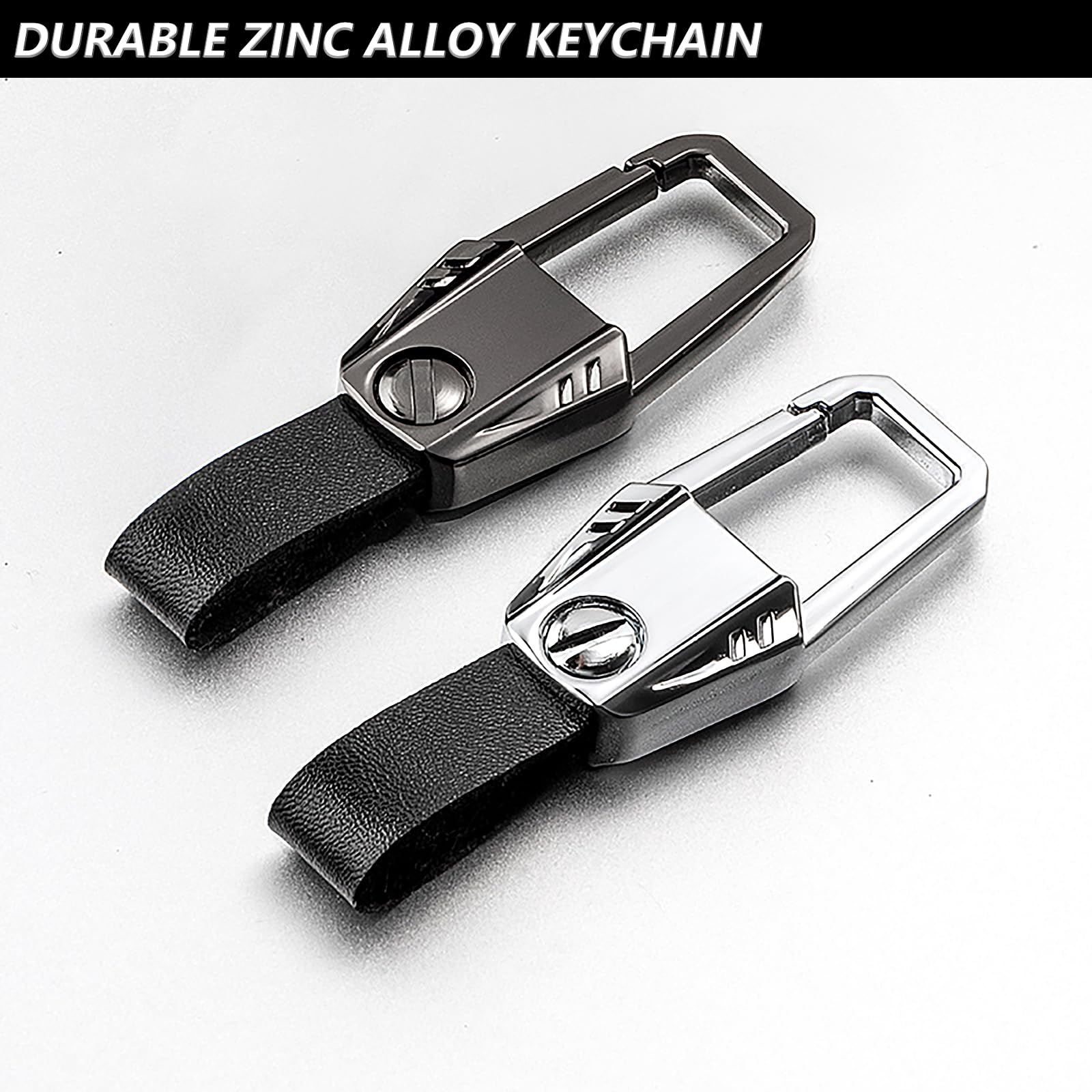 Ocezbiis For Toyota Key Fob Cover,Keychain,Zinc Alloy Protection Car Key Case For Fortuner Tundra Rav4 Highlander Camry Corolla