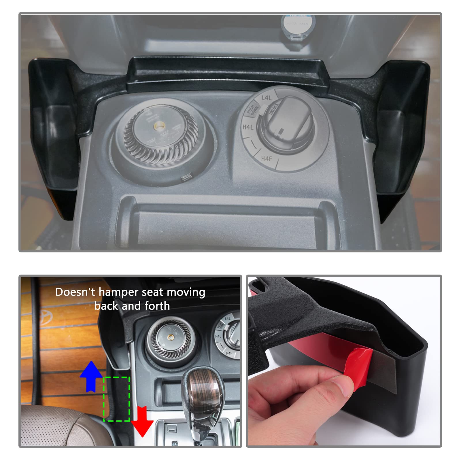 Neepiar Center Console Organizer Compatible With Toyota 4Runner 2010-2019 2020 2021 2022 2023 2024 Gear Shift Organizer Tray And