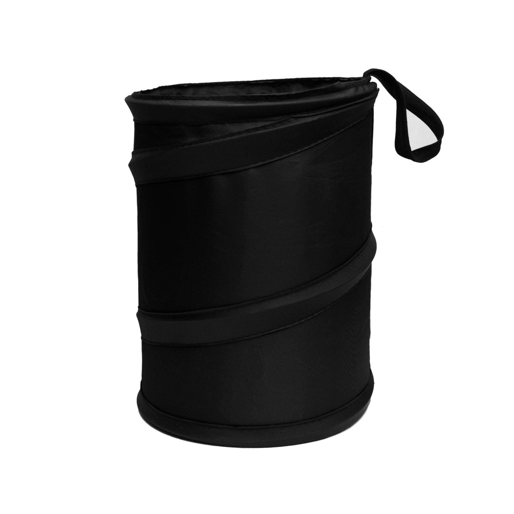 Fh Group Automotive Waterproof Portable Collapsible Small Trash Can Garbage Container Fits Most Cars,Polyethylene, Suvs, And Tru