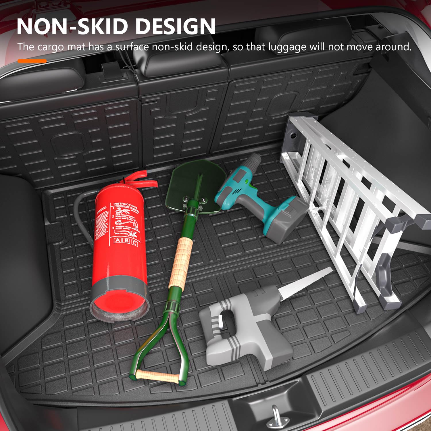 Powoq Floor Mats Compatible With 2017-2022 Mazda Cx-5 Trunk Mat Tpe Backrest Mat Replacement For Mazda Cx-5 2017-2022 Accessorie