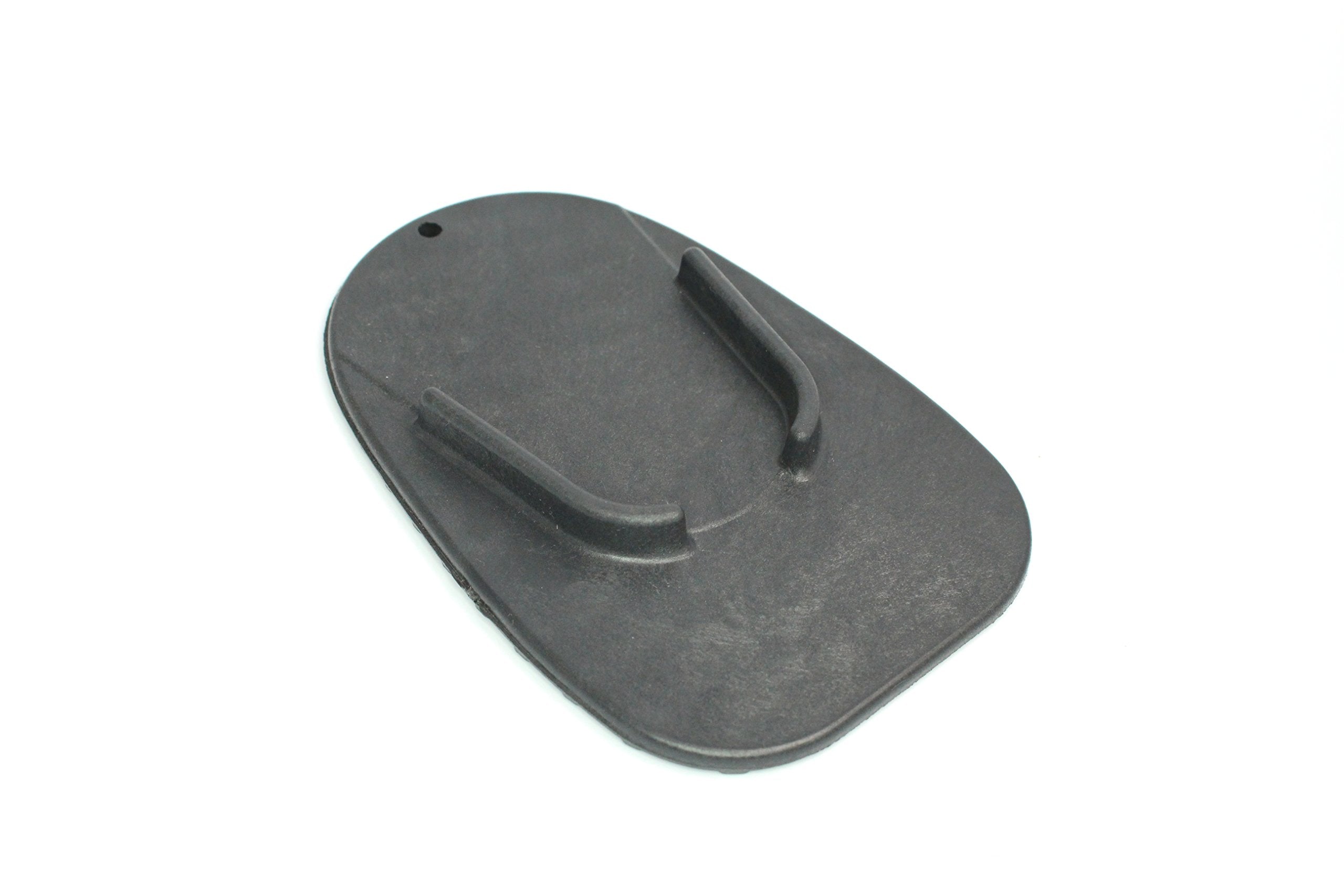 Motorcycle Kickstand Plate | Kick Stand Plate Pad Base For Motorcycle Motor Dirt Bike Perfect For Parking On Hot Asphalt And Soft Surfaces Multicolor Multipack (Black)