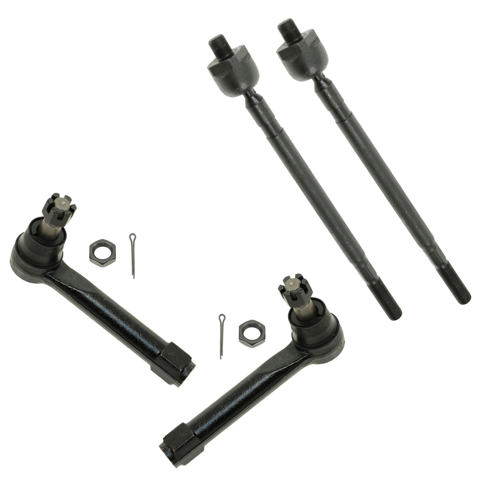 Trq Front Tie Rod Set Compatible With 2004-2009 Nissan Quest