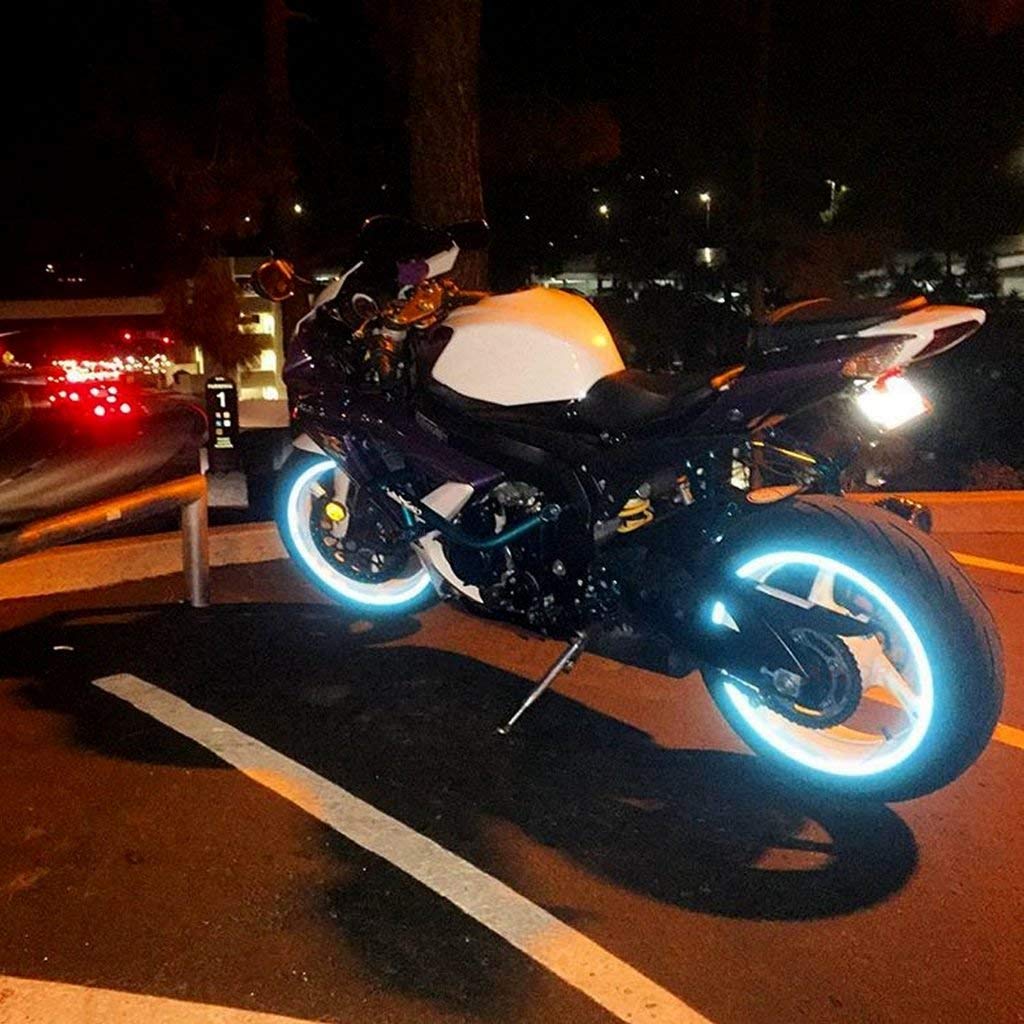 Customtaylor33 (All Vehicles Special Edition Baby Blue High Intensity Grade Reflective Copyrighted Safety Rim Tapes (Must Select Your Rim Size), 20' (Tire Size, For Bicycles/E-Bikes)