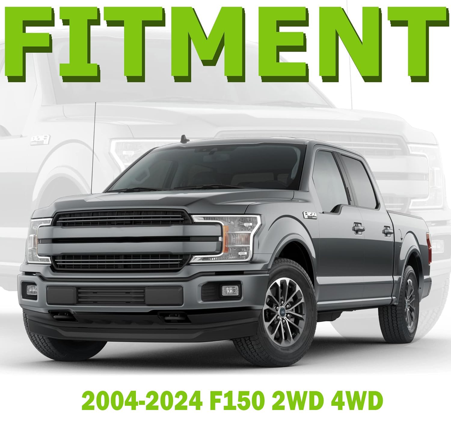 2'' Front Leveling Lift Kits for 2004-2024 F150, 2 inch Forged Front Strut Spacers Leveling Kits Compatible with 2004-2024 F150