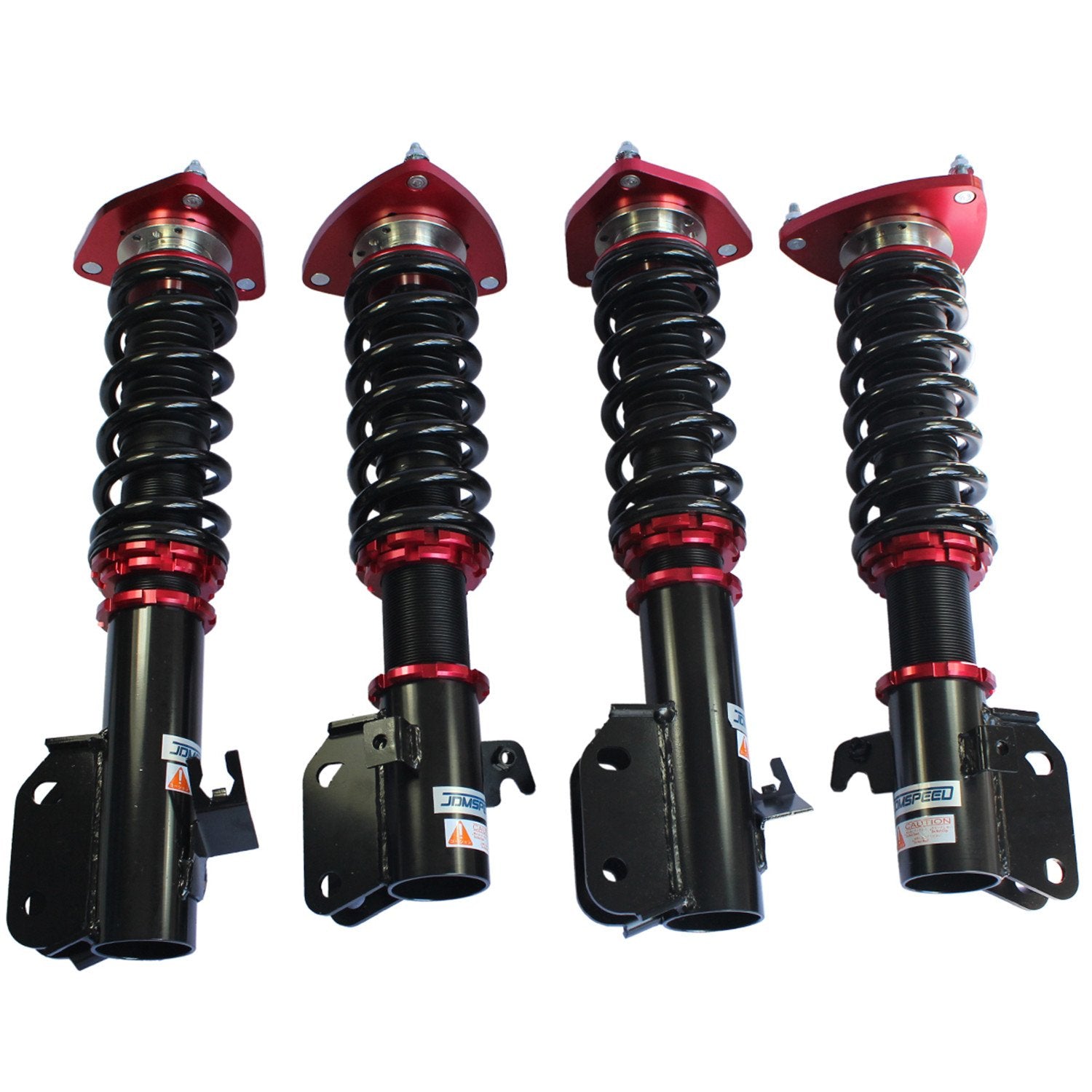 Jdmspeed New Red Full Coilover Struts Shock Absorbers Suspension Kit Replacement For Impreza Wrx 2002-2007