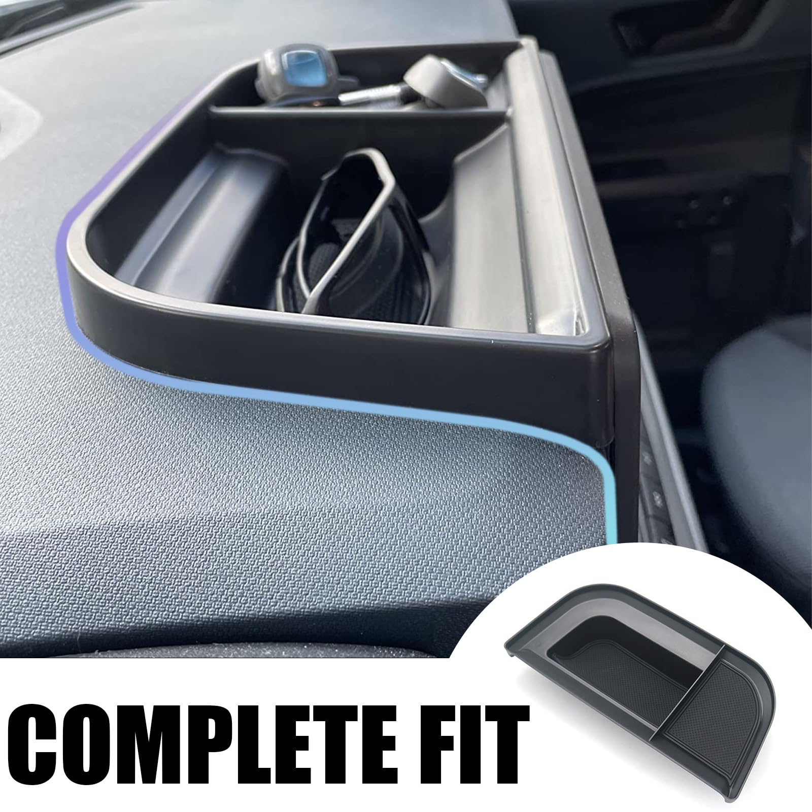 Yibeico Center Console Dash Tray Dashboard Storage Box Organizer Fit For Ford Maverick 2022 2023 2024 Hybrid Xl Xlt Lariat Acces