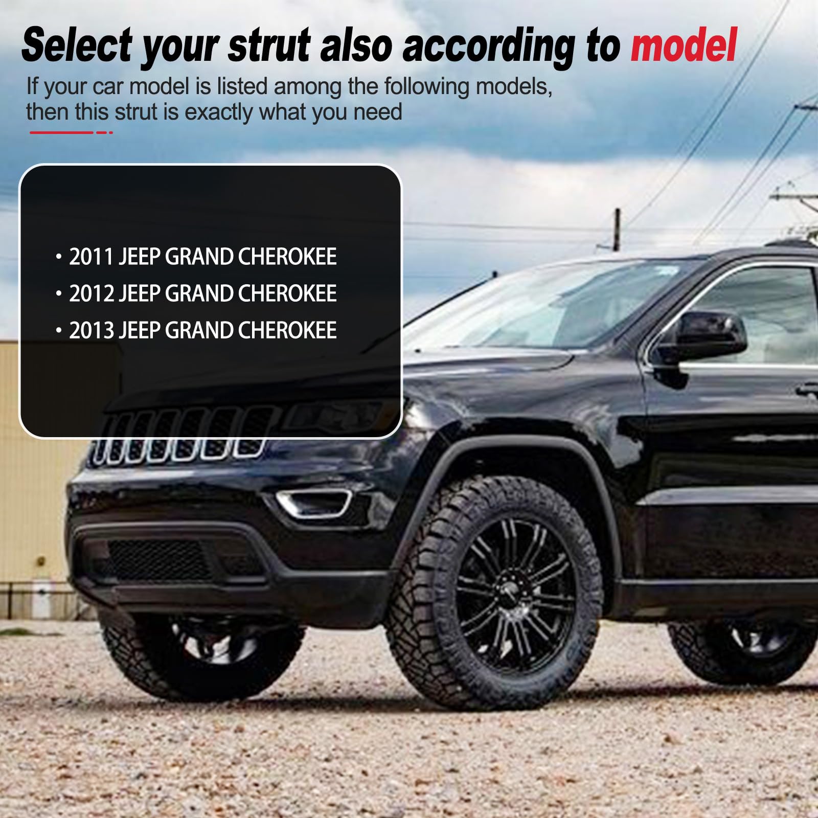 Vepagoo Pm3031 Trunk Rear Hatch Hatchback Struts For 2011-2013 Jeep Grand Cherokee Gas Shocks Lift Support - Sport Utility 4-Doo