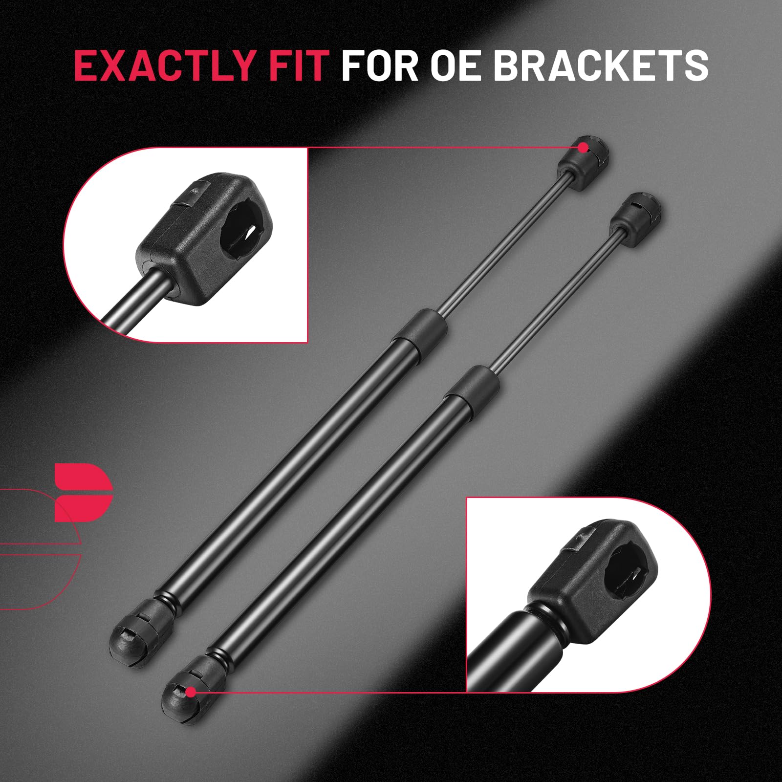 Bdfhyk C16-25563 14.5 Inch 40Lbs/178Ngas Strut Shock Lift Support For Camper Shell Side Window, Pickup Truck Toolbox, Cabinet Do