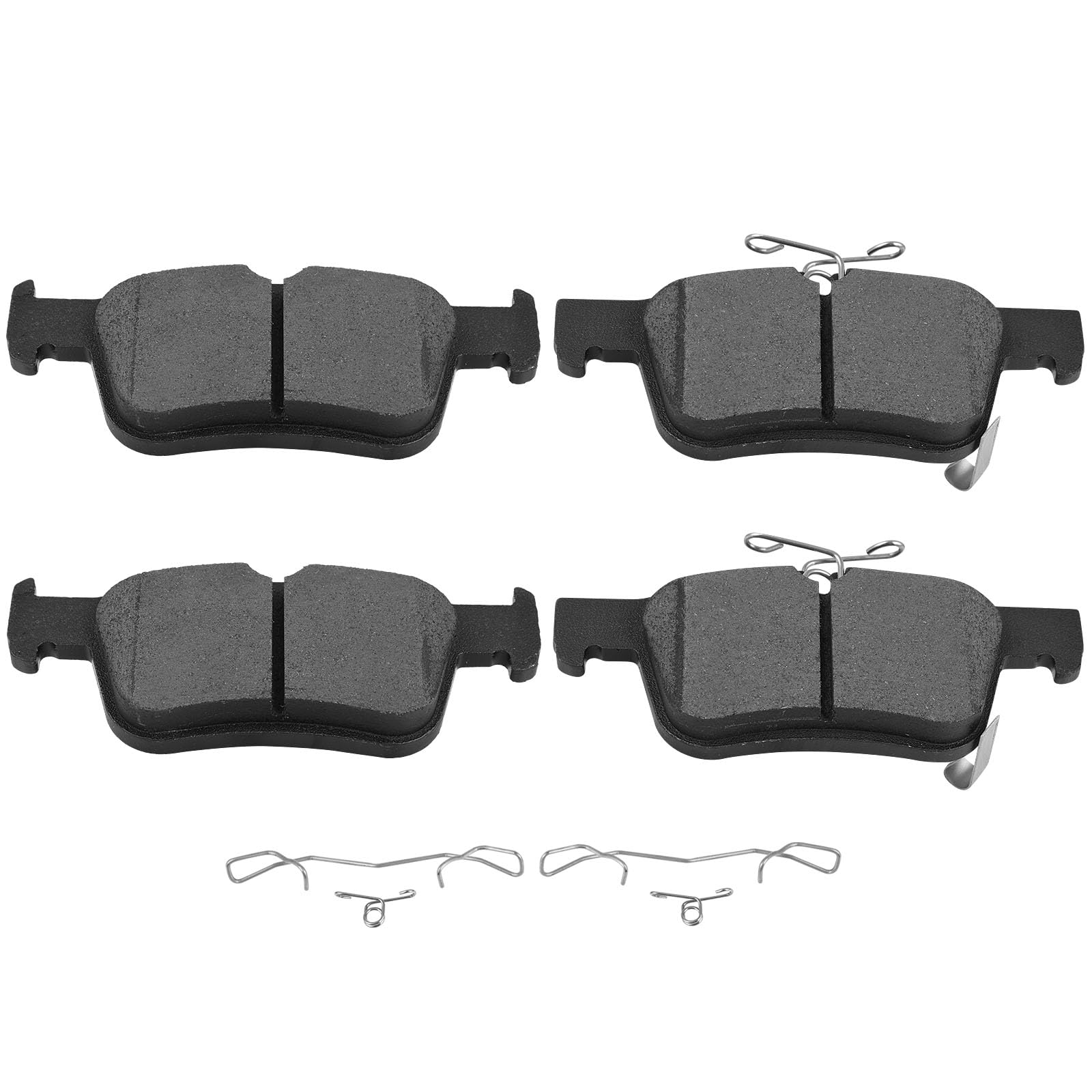 Scitoo Rear Disc Brake Pad Set 4Pcs W/Hardware Fit For Acura For Tlx 2021-2022,For Honda For Accord 2018-2022,For Honda For Civi