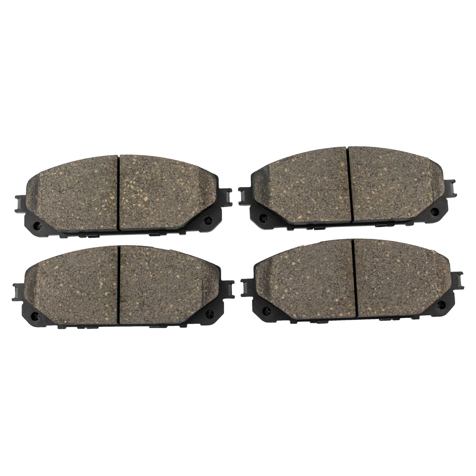 TRQ Front Brake Pads Ceramic Compatible with 2016-2021 Jeep Cherokee