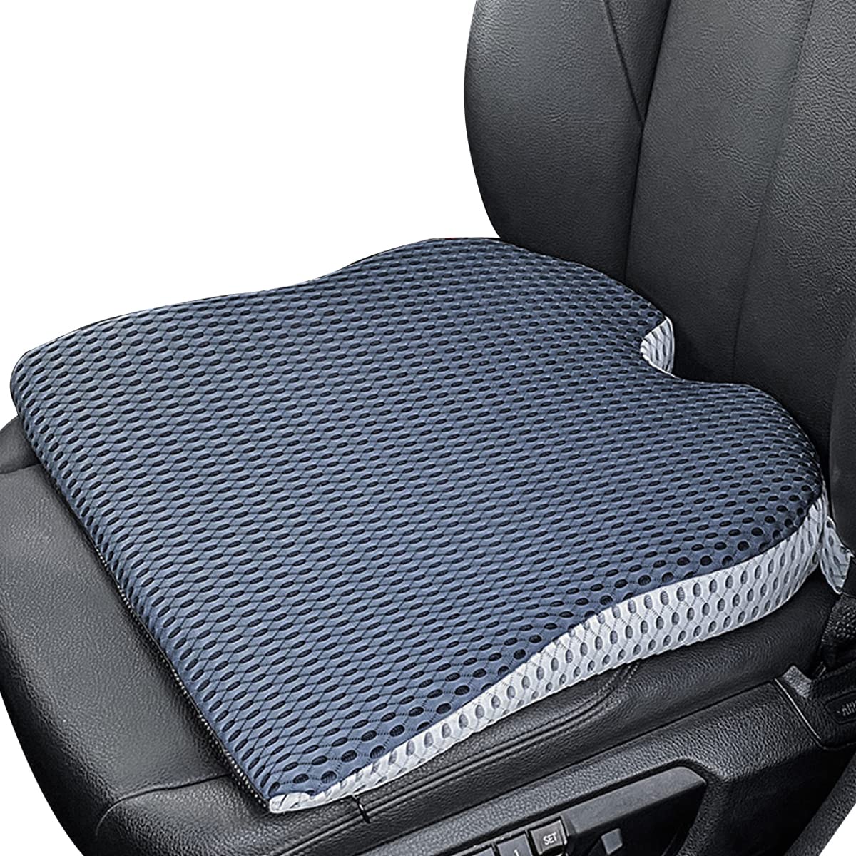 Car Wedge Seat Cushion For Car And Truck Seat Office Chair Wheelchair - Memory Foam Seat Pad For Sciatica Tailbone Pain Relief