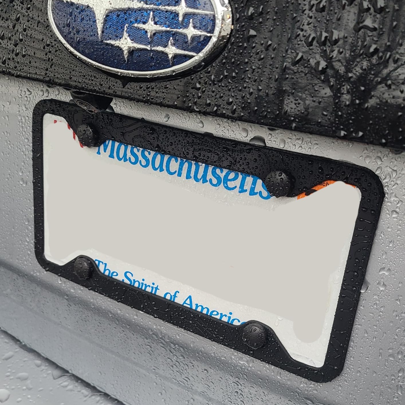 Tactilian Silicone Topo License Plate Frame | Scratchproof Topography License Plate Frame [2024] All Weather Proof License Plate