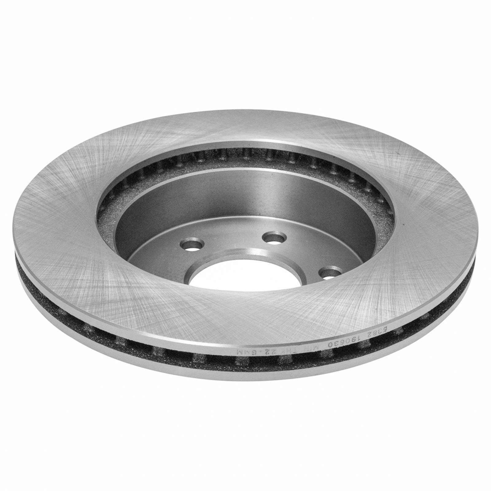 Trq Front Brake Pad & Rotor Kit Brake Pads Brake Rotor Semi-Metallic Compatible With 2000-2002 Dodge Dakota Durango