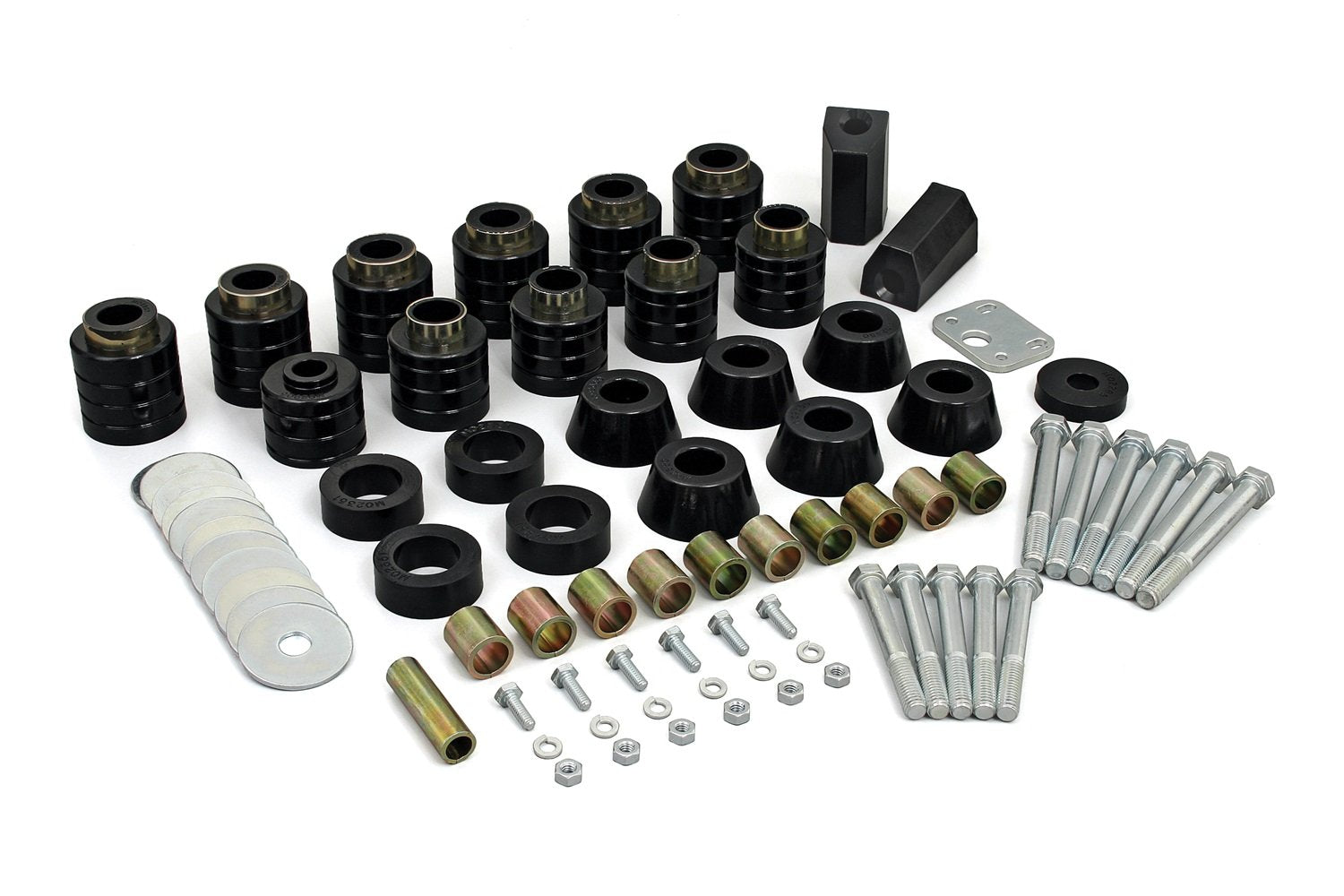 Daystar, Jeep YJ Wrangler 1 Taller Polyurethane Body Mount Kit Replaces Factory Body Mount Bushings, fits 1987 to 1996 4WD, KJ04