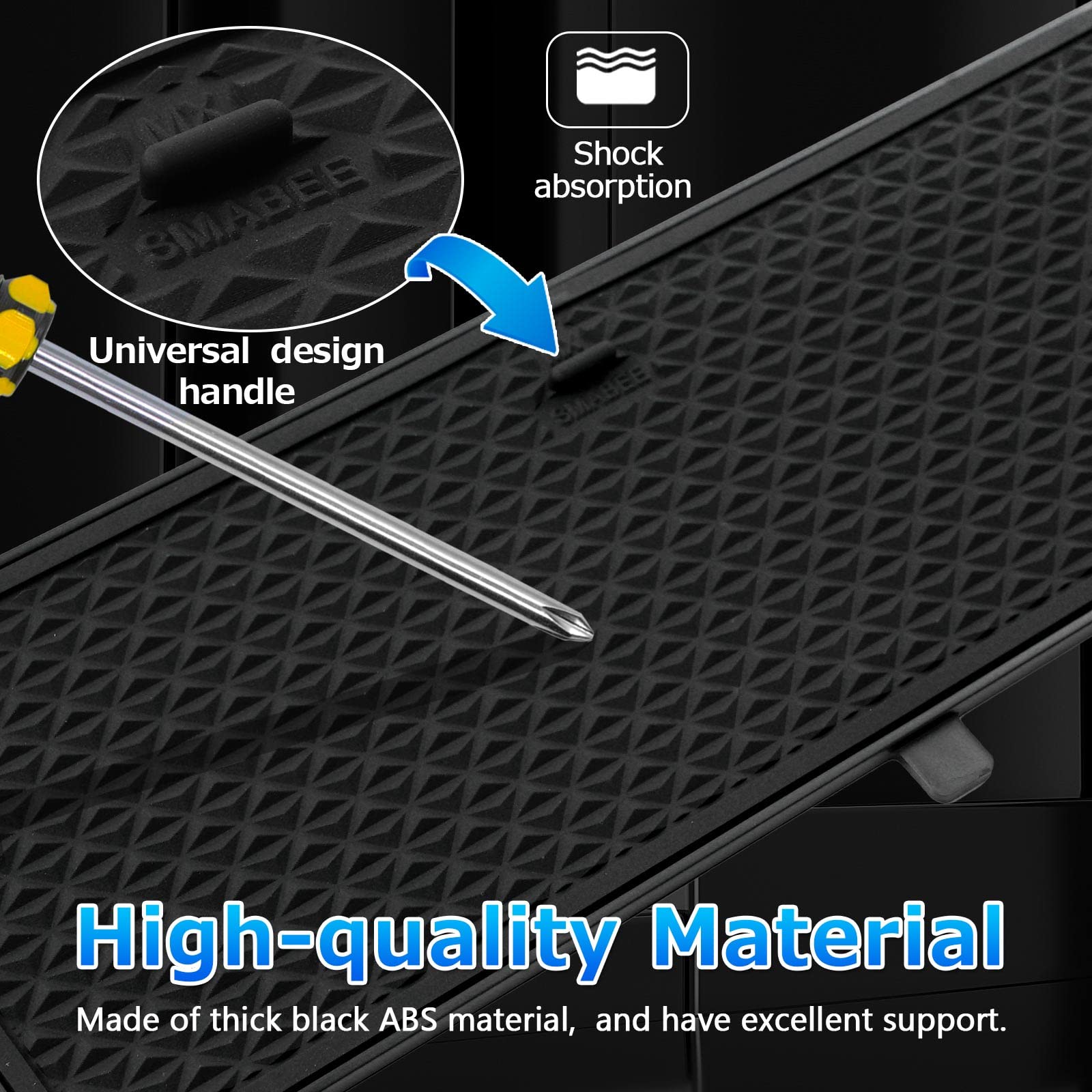 Autorder Center Console Organizer for 2016-2024 Mazda MX-5 RF Miata, Black ABS Glove Box Insert Tray, Model Autorder1026