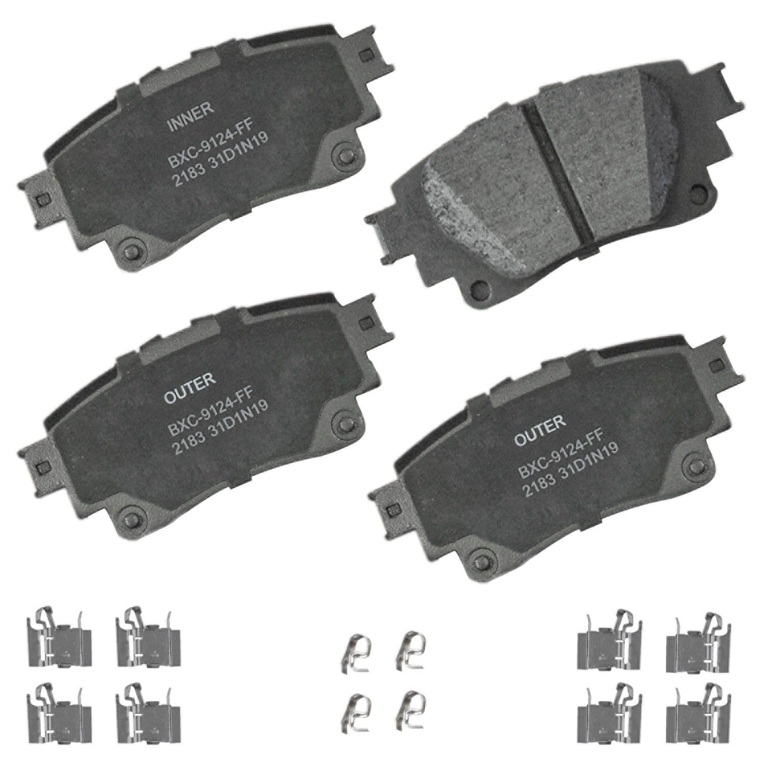 Bendix Premium Sbc2183 Rear Brake Pads For Lexus Is300,Is350,Is500,Nx250,Nx350,Nx350H,Nx450H+,Rc300,Rc350,Rx350,Rx350H,Rx450H+,R