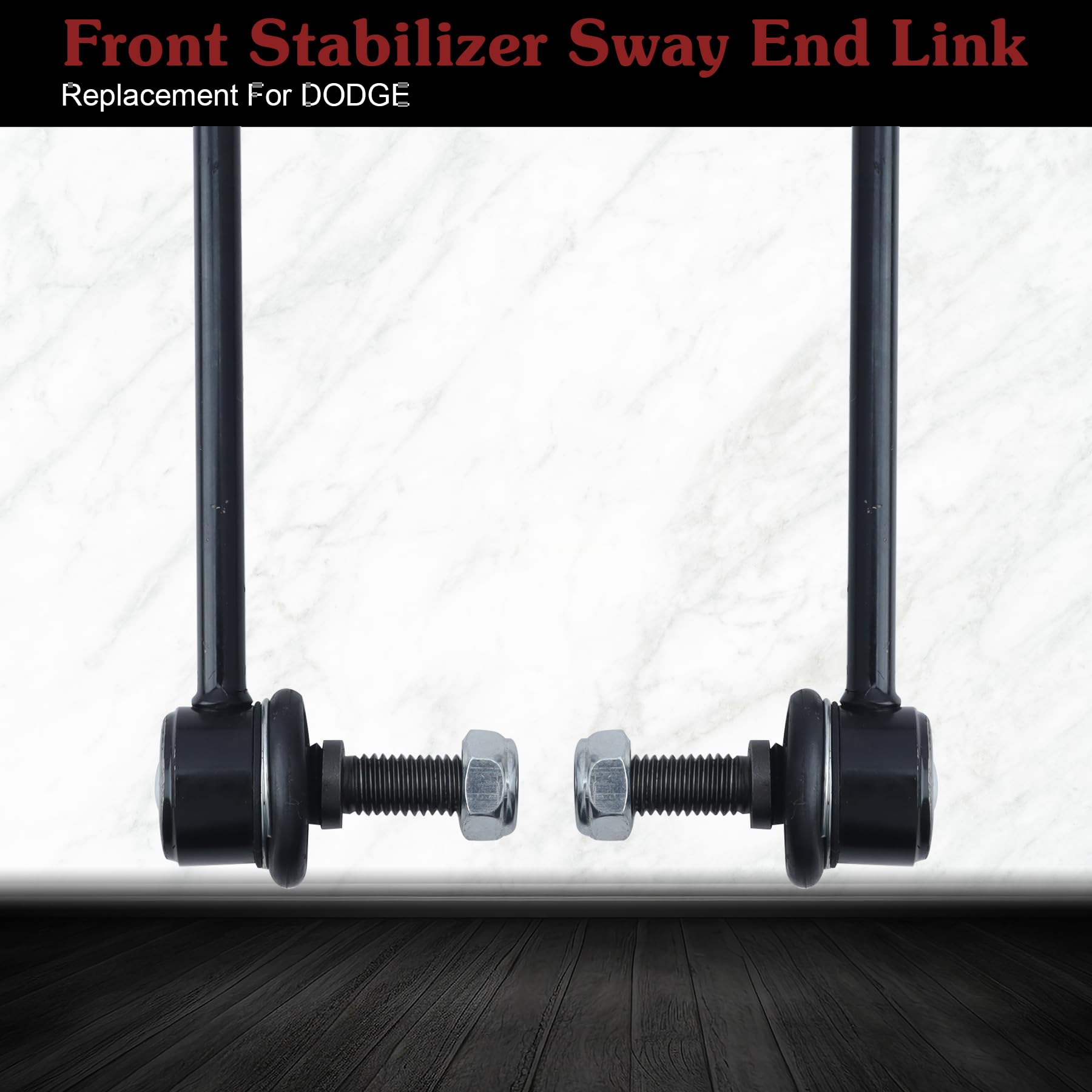 Stiueoav K750382 Sway Bar Link - Front Stabilizer End Link Compatible With 2009 2010 2011 2012 2013 2014 2015 2016 2017 2018 201