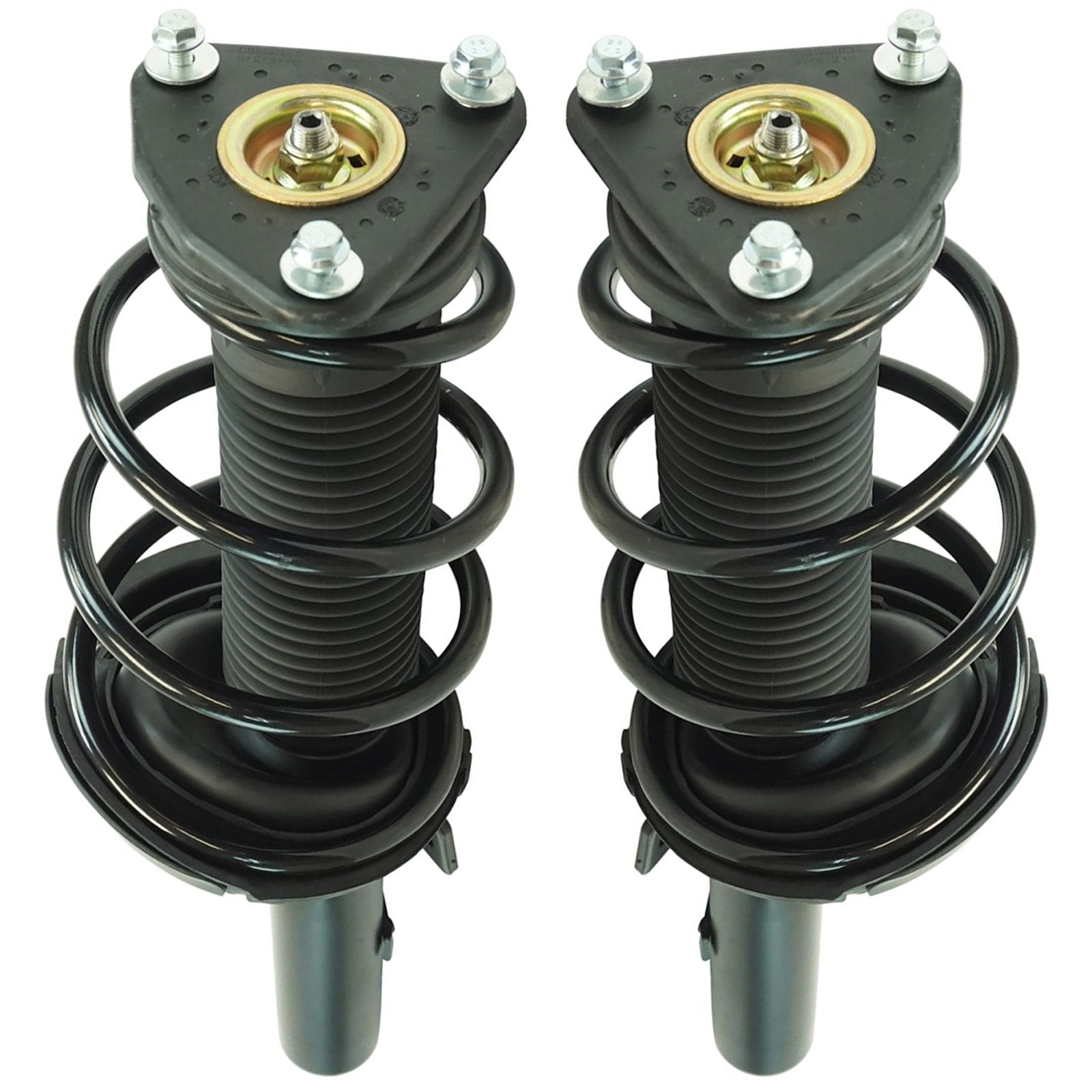 Trq Front Strut & Spring Assembly Set Compatible With 2012 Ford Focus