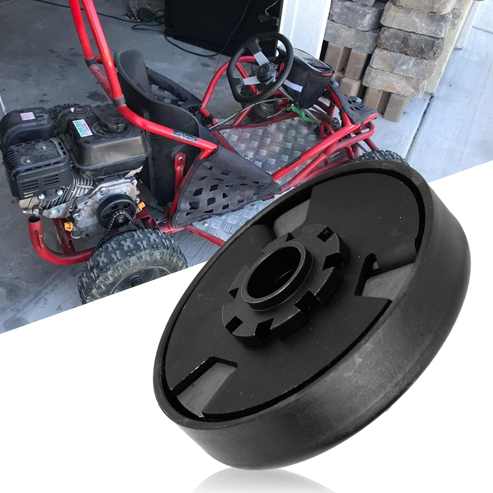 Carkio Go Kart Clutch 3/4' Bore 13 Tooth Inner Hole 20Mm Compatible With Mini-Bike #428 Chain 6.5 Hp 210Cc 215Cc