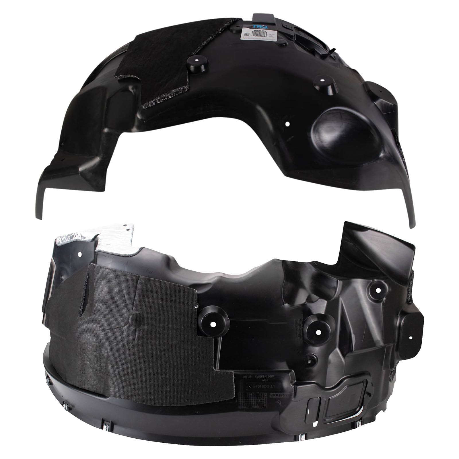 Trq Front Inner Fender Liner Set Compatible With 2019-2022 Ram 2500 3500 Ch1248208 Ch1249208