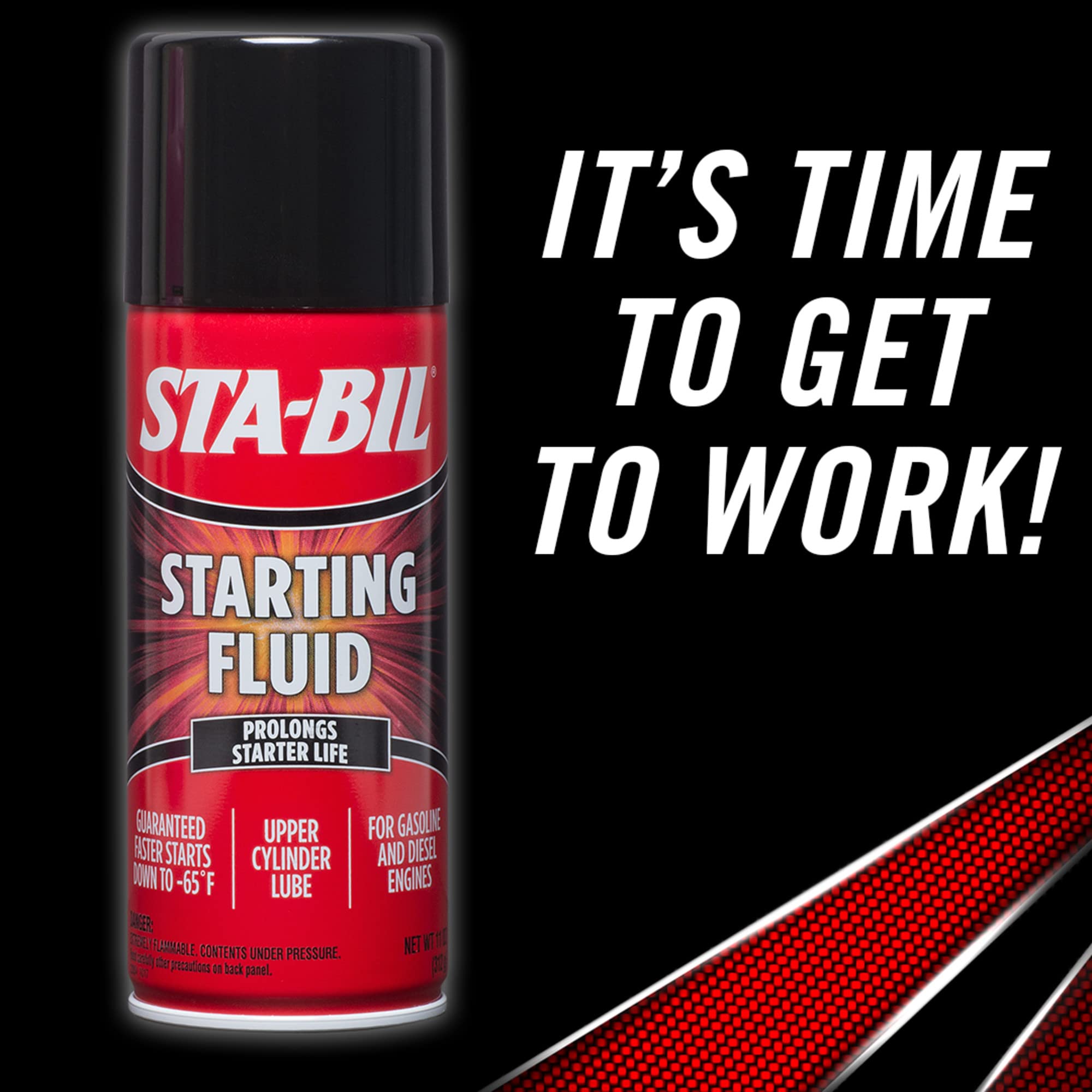 Sta-Bil Starting Fluid - Prolongs Starter Life - Upper Cylinder Lube - For Gasoline And Diesel Engines - Guaranteed Faster Start