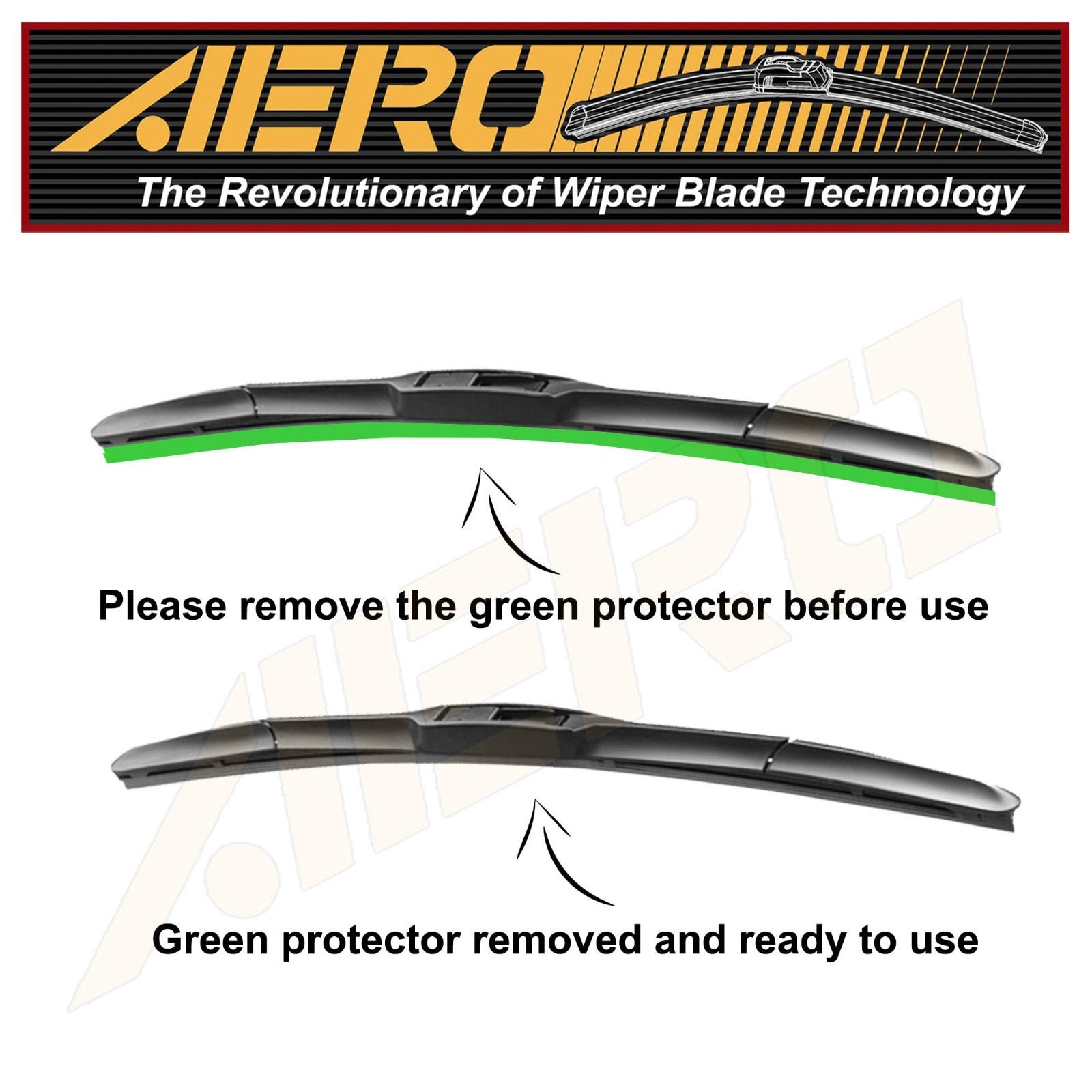 Aero Hybrid 26'' + 22'' Premium Quality All-Season Windshield Wiper Blades (Set Of 2)