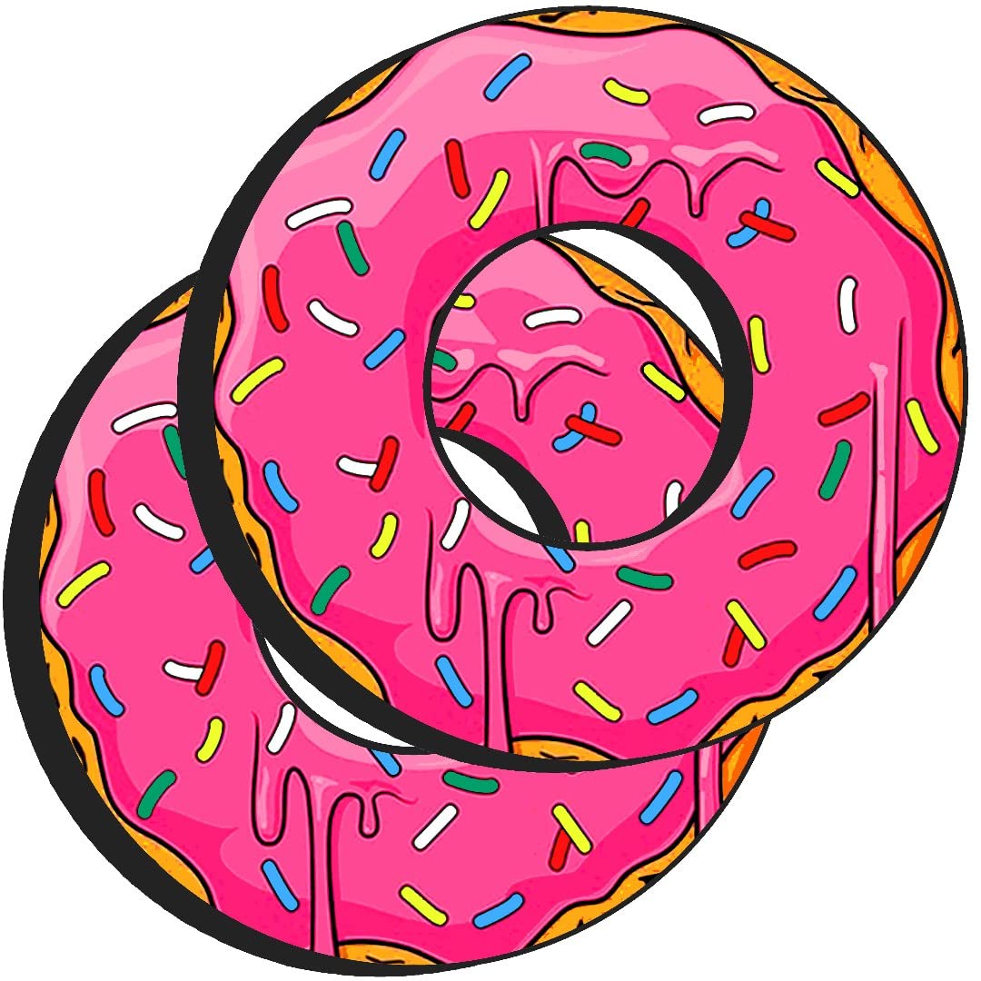 Pink Doughnut - Gripdonuts.com Premium MX BMX Dirt Bike Motorcycle Grip Donuts (13 Variations)